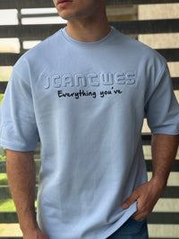 TORINESE "Everything" Embossed Typography Oversize Tee Collection