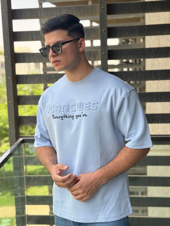 TORINESE "Everything" Embossed Typography Oversize Tee Collection