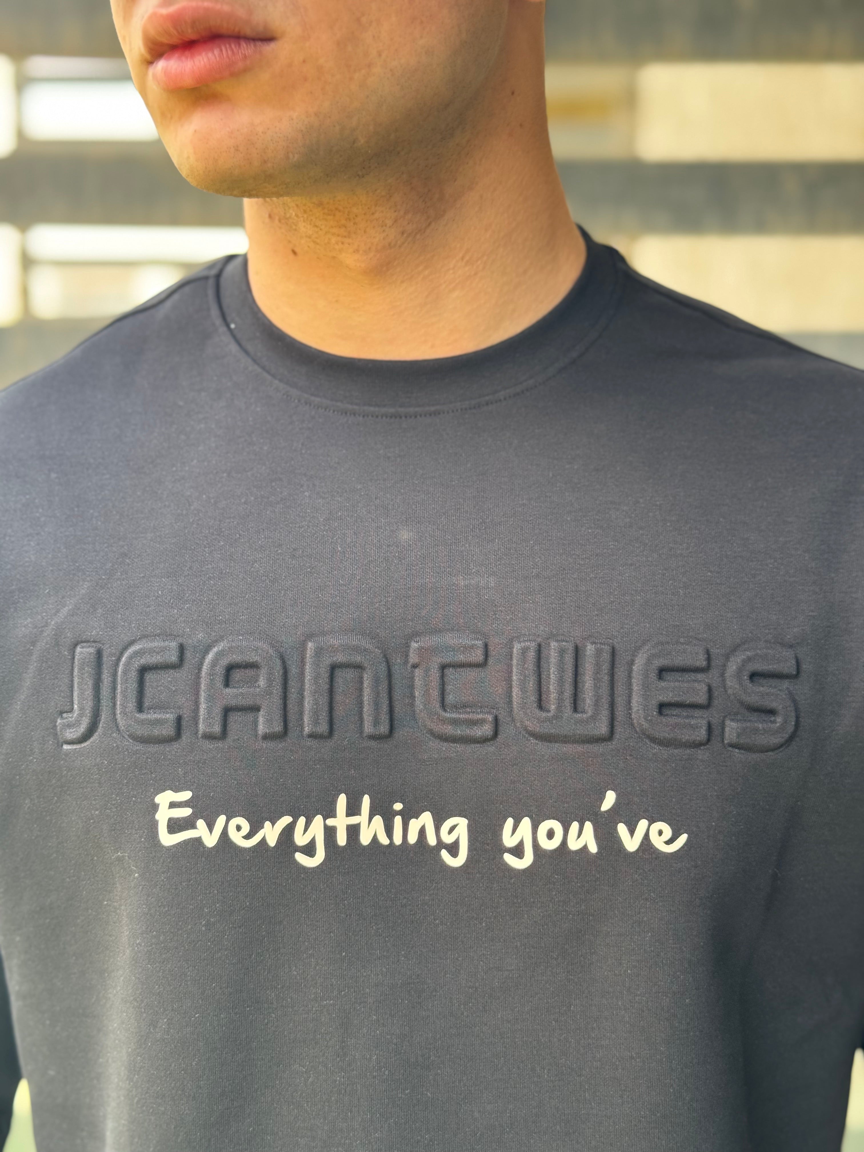 TORINESE "Everything" Embossed Typography Oversize Tee Collection