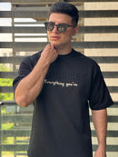 TORINESE "Everything" Embossed Typography Oversize Tee Collection