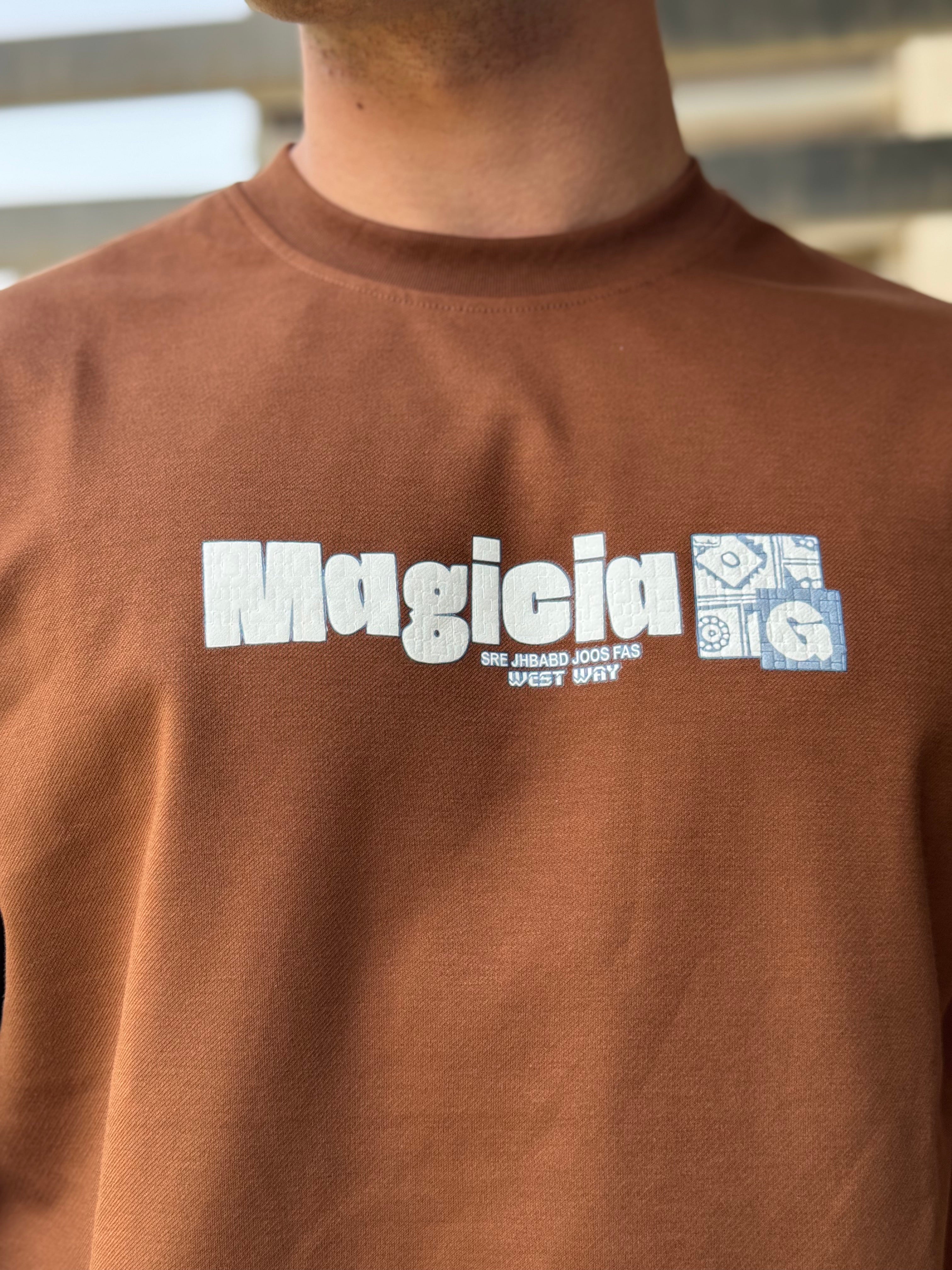 TORINESE "Magicia Geometric" Retro Oversize Tee (5 Colors)
