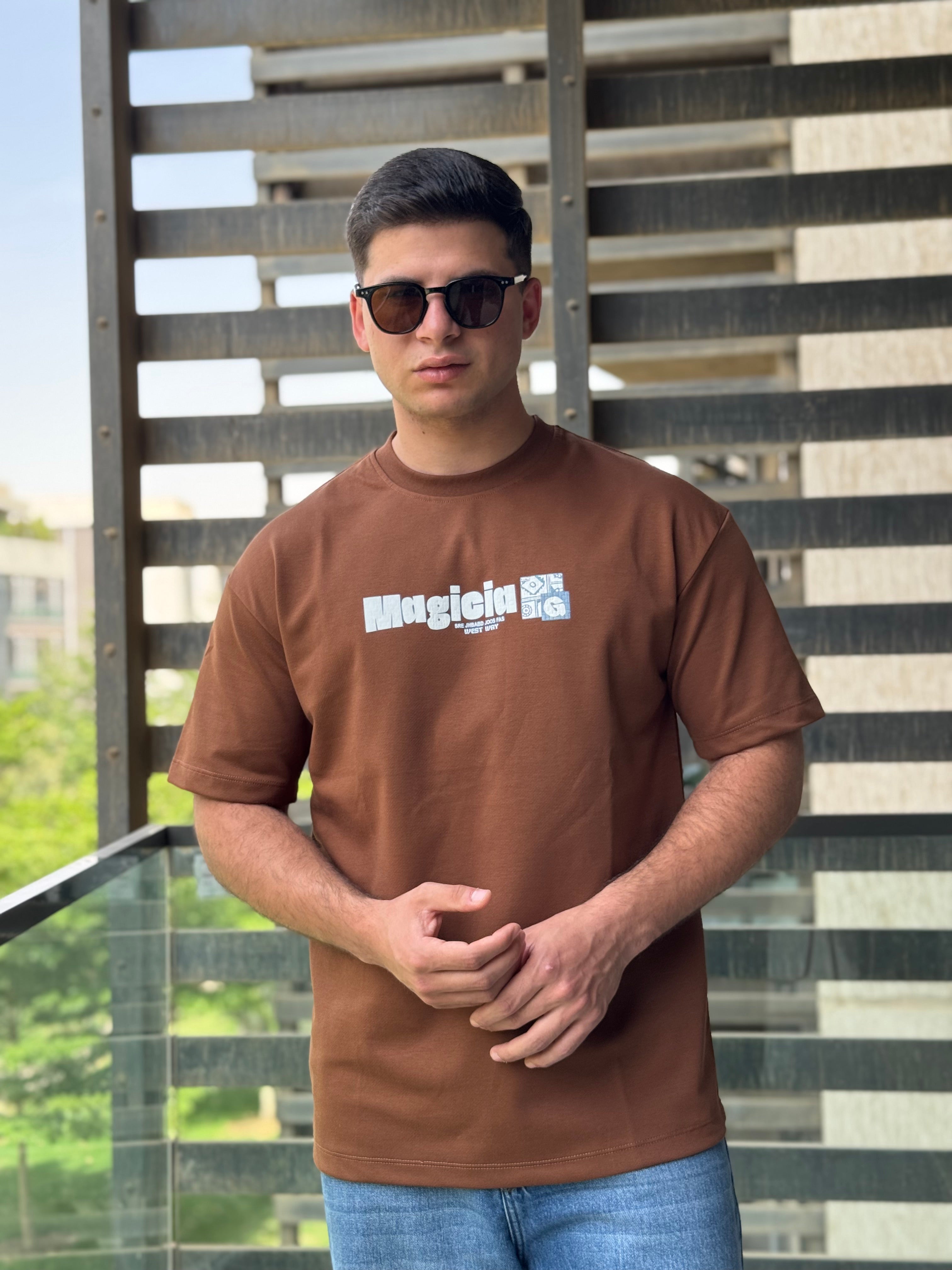 TORINESE "Magicia Geometric" Retro Oversize Tee (5 Colors)