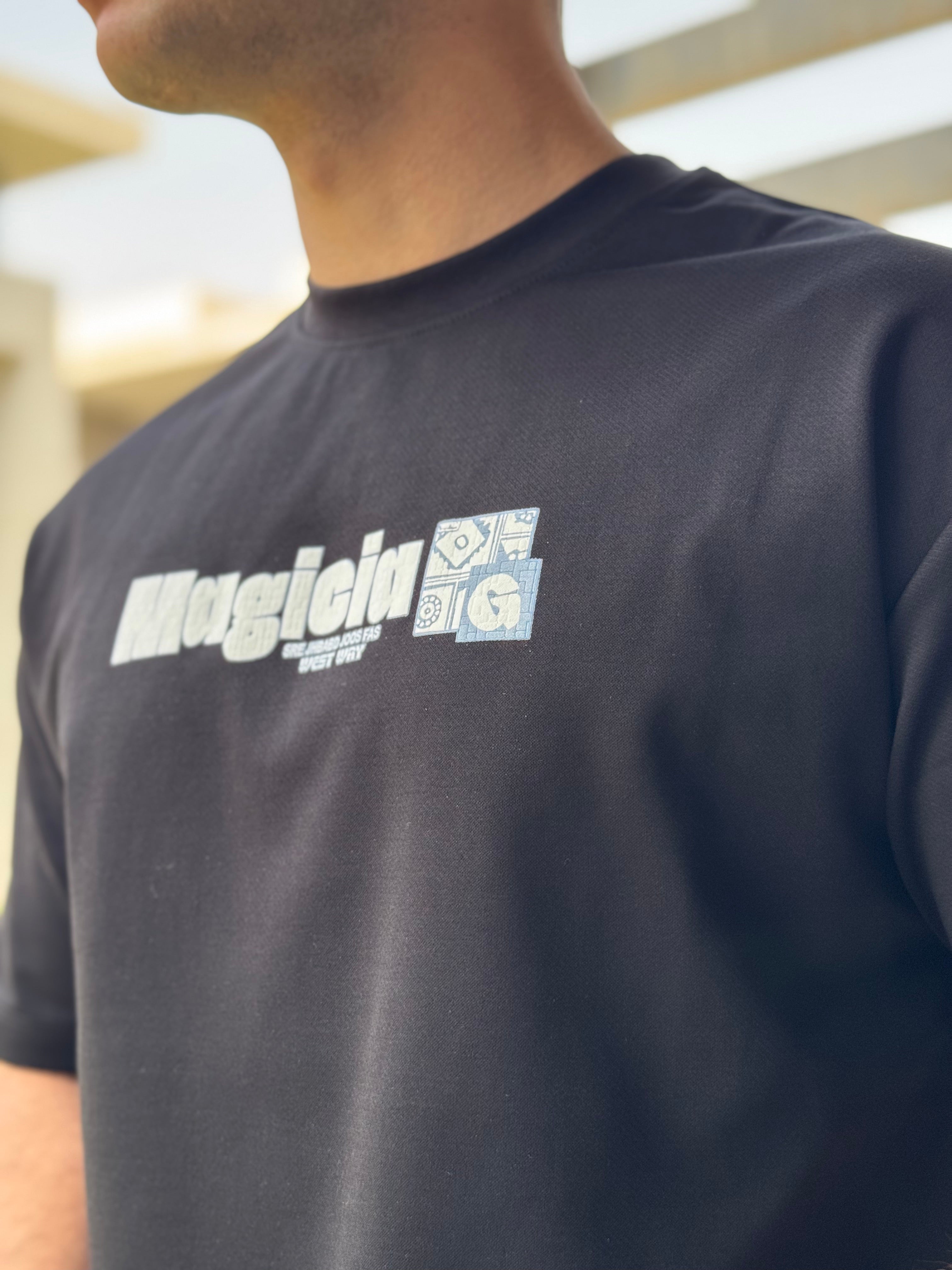 TORINESE "Magicia Geometric" Retro Oversize Tee (5 Colors)