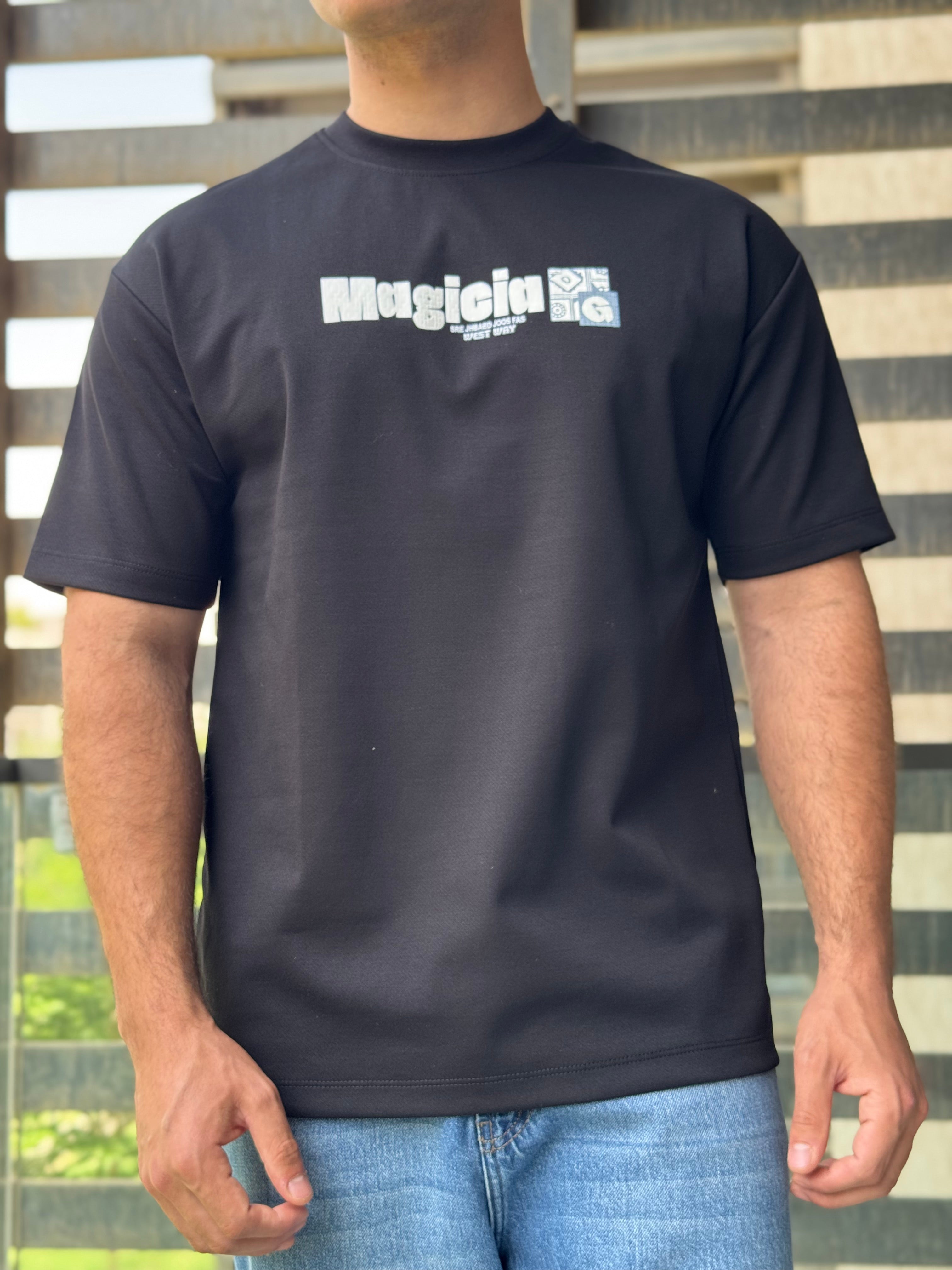TORINESE "Magicia Geometric" Retro Oversize Tee (5 Colors)