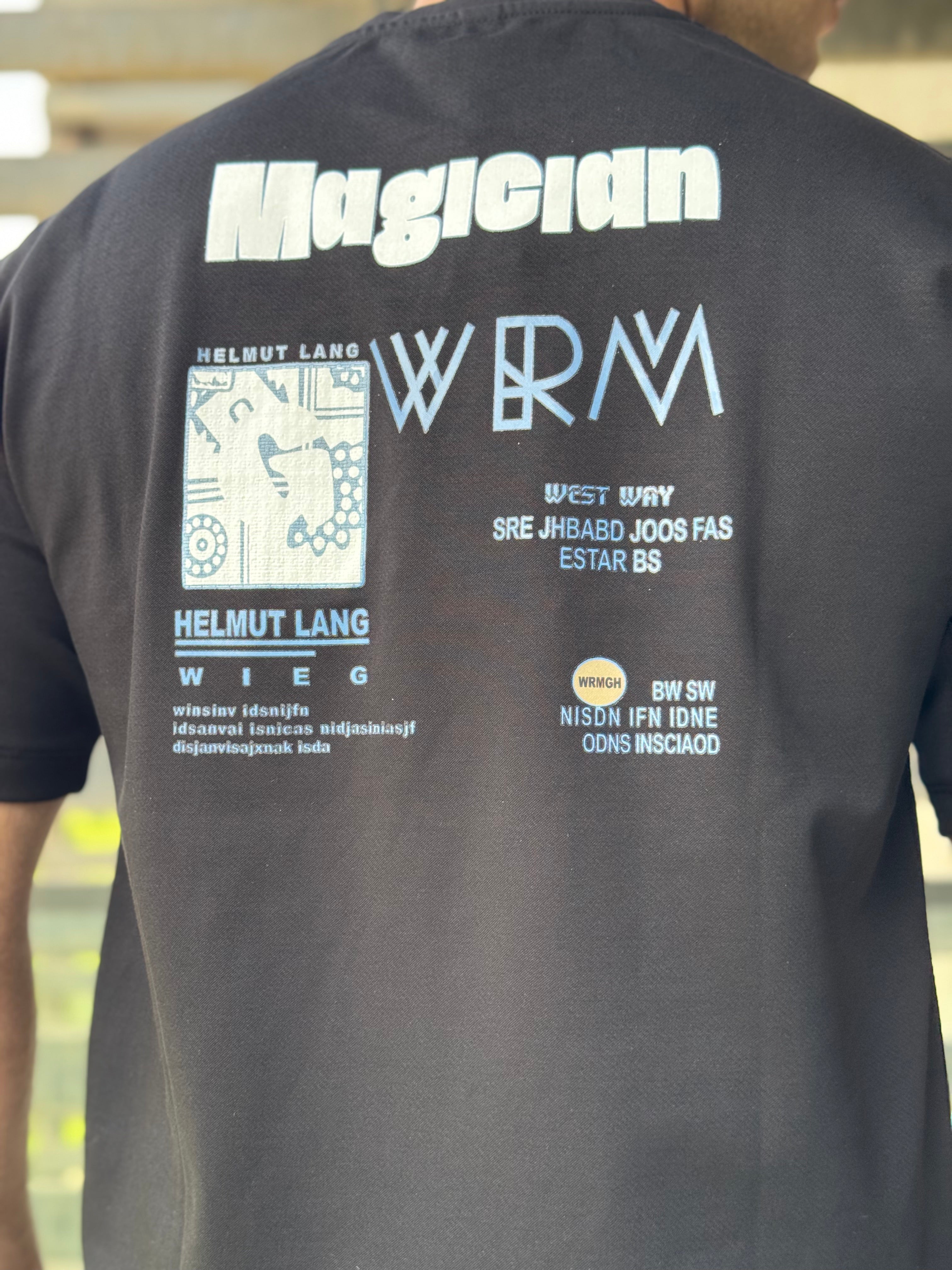TORINESE "Magicia Geometric" Retro Oversize Tee (5 Colors)