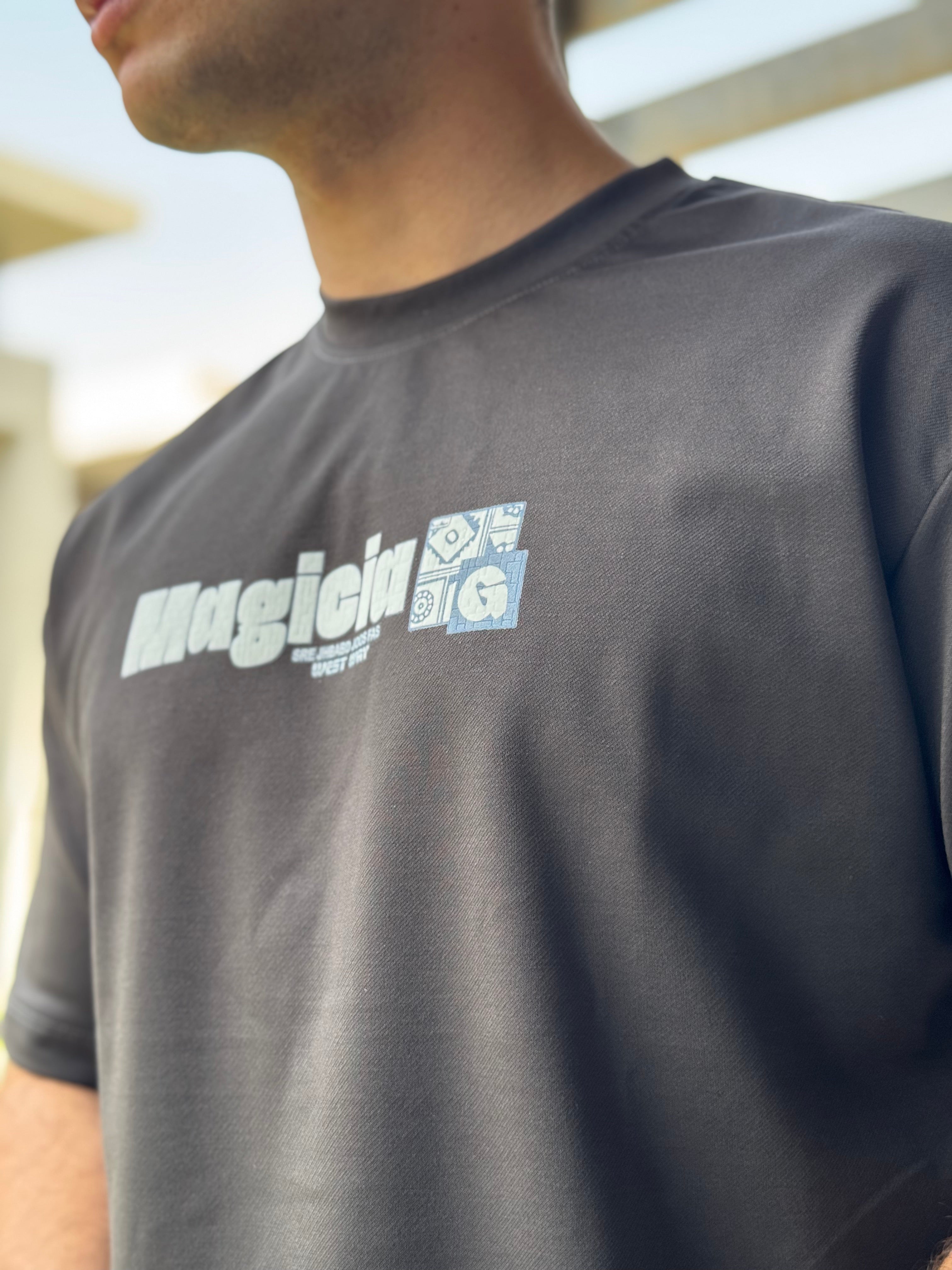 TORINESE "Magicia Geometric" Retro Oversize Tee (5 Colors)