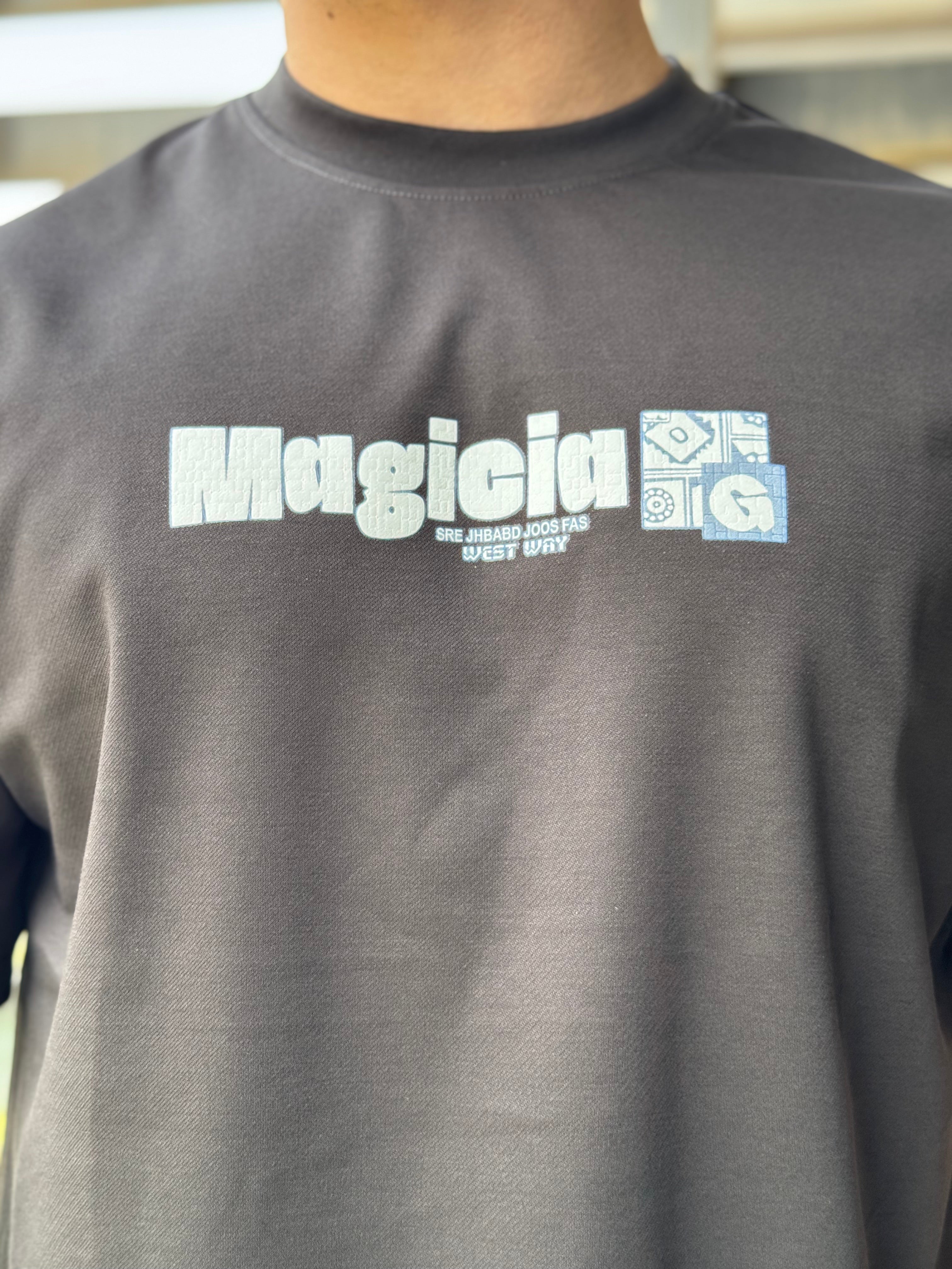 TORINESE "Magicia Geometric" Retro Oversize Tee (5 Colors)