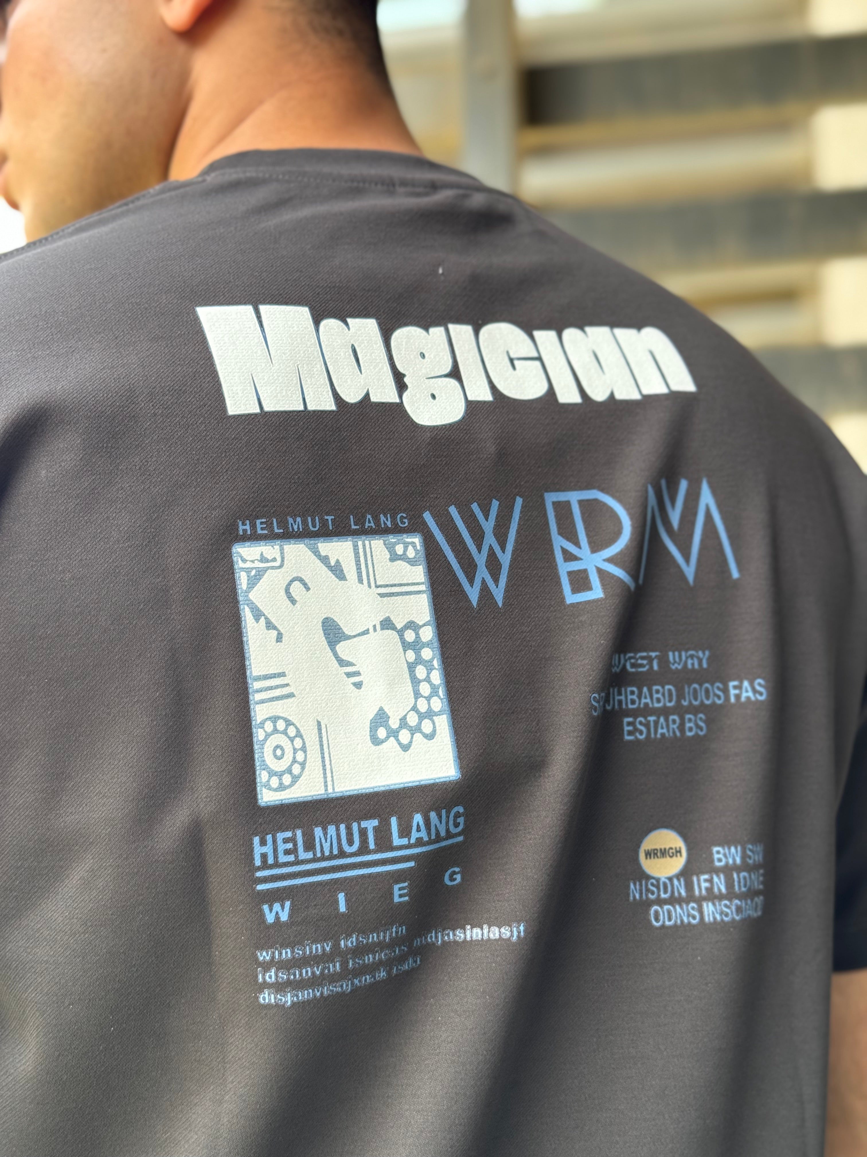 TORINESE "Magicia Geometric" Retro Oversize Tee (5 Colors)