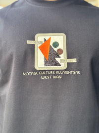 TORINESE "Abstract Geo-Frame" Raised Multi-Texture Oversize Tee Collection