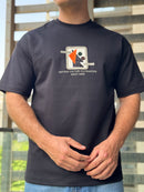 TORINESE "Abstract Geo-Frame" Raised Multi-Texture Oversize Tee Collection