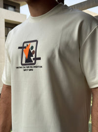 TORINESE "Abstract Geo-Frame" Raised Multi-Texture Oversize Tee Collection