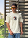 TORINESE "Abstract Geo-Frame" Raised Multi-Texture Oversize Tee Collection