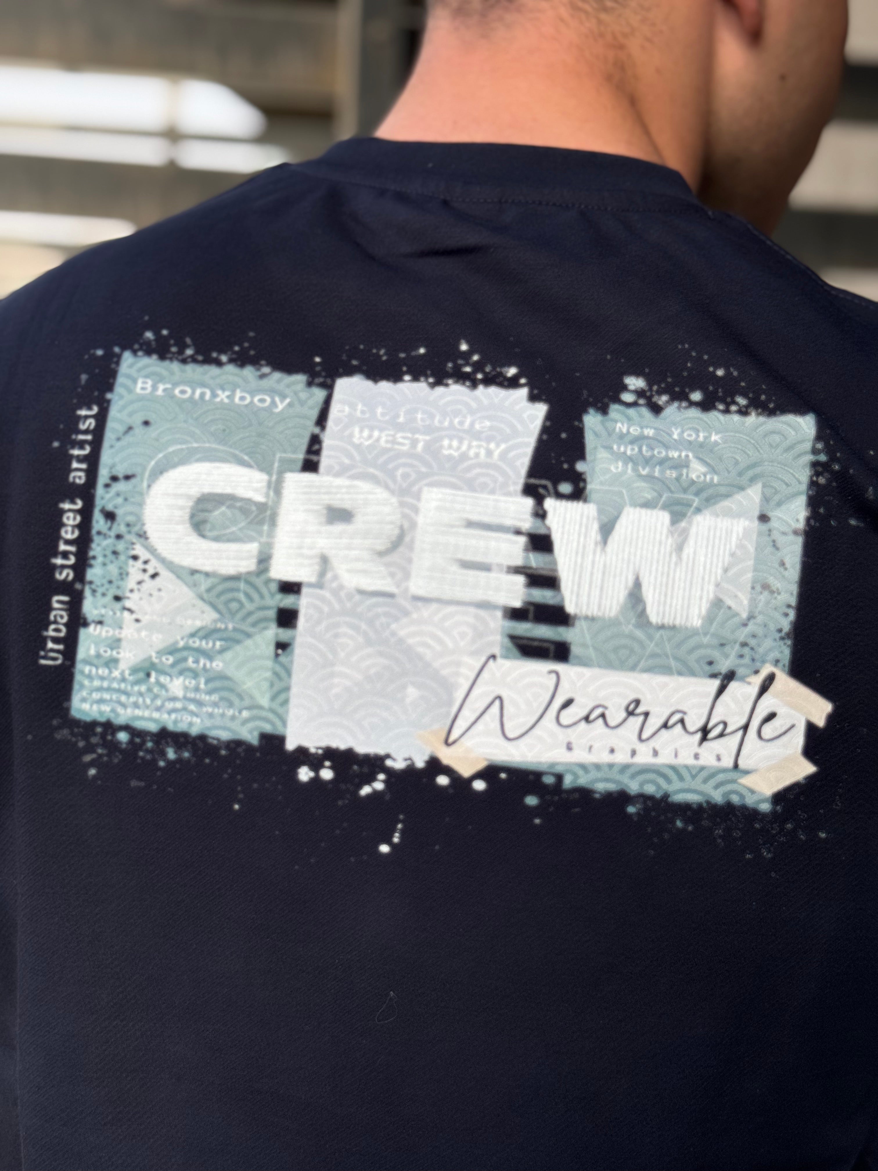 TORINESE "CREW Splatter" Graphic Oversize Tee (5 Colors)