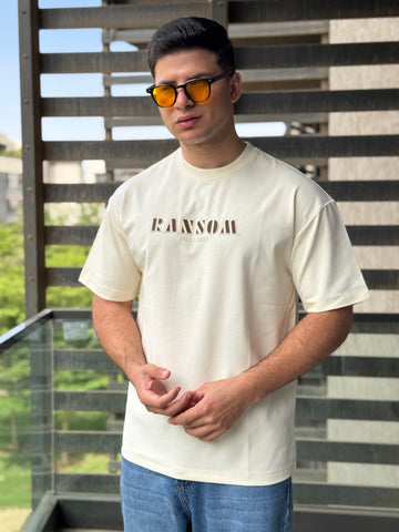 TORINESE "Ransom Block" Oversize Tee - Exclusive Off-White