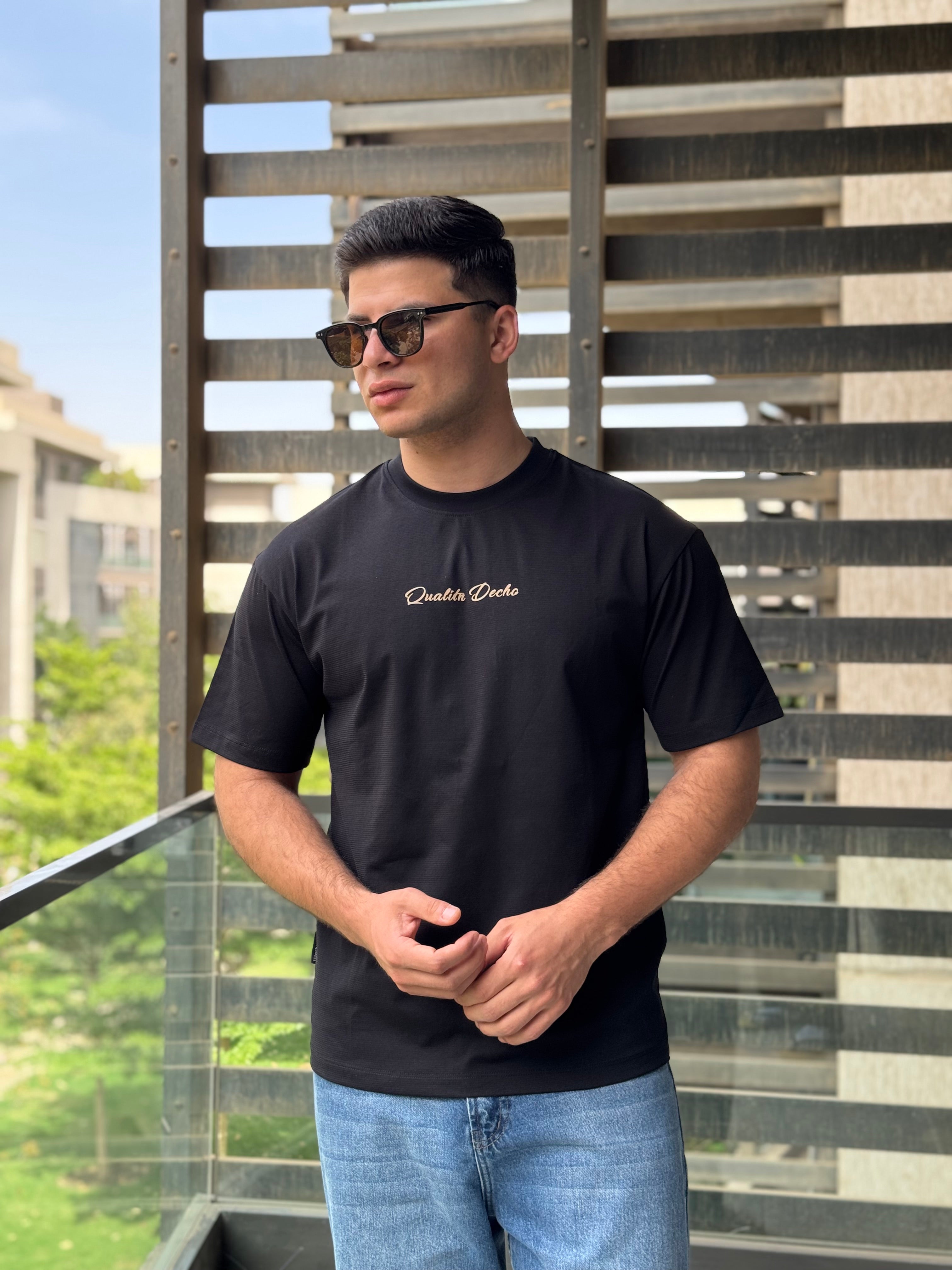 TORINESE "Qualita" Micro-Mesh Oversize Tee (2 Colors)