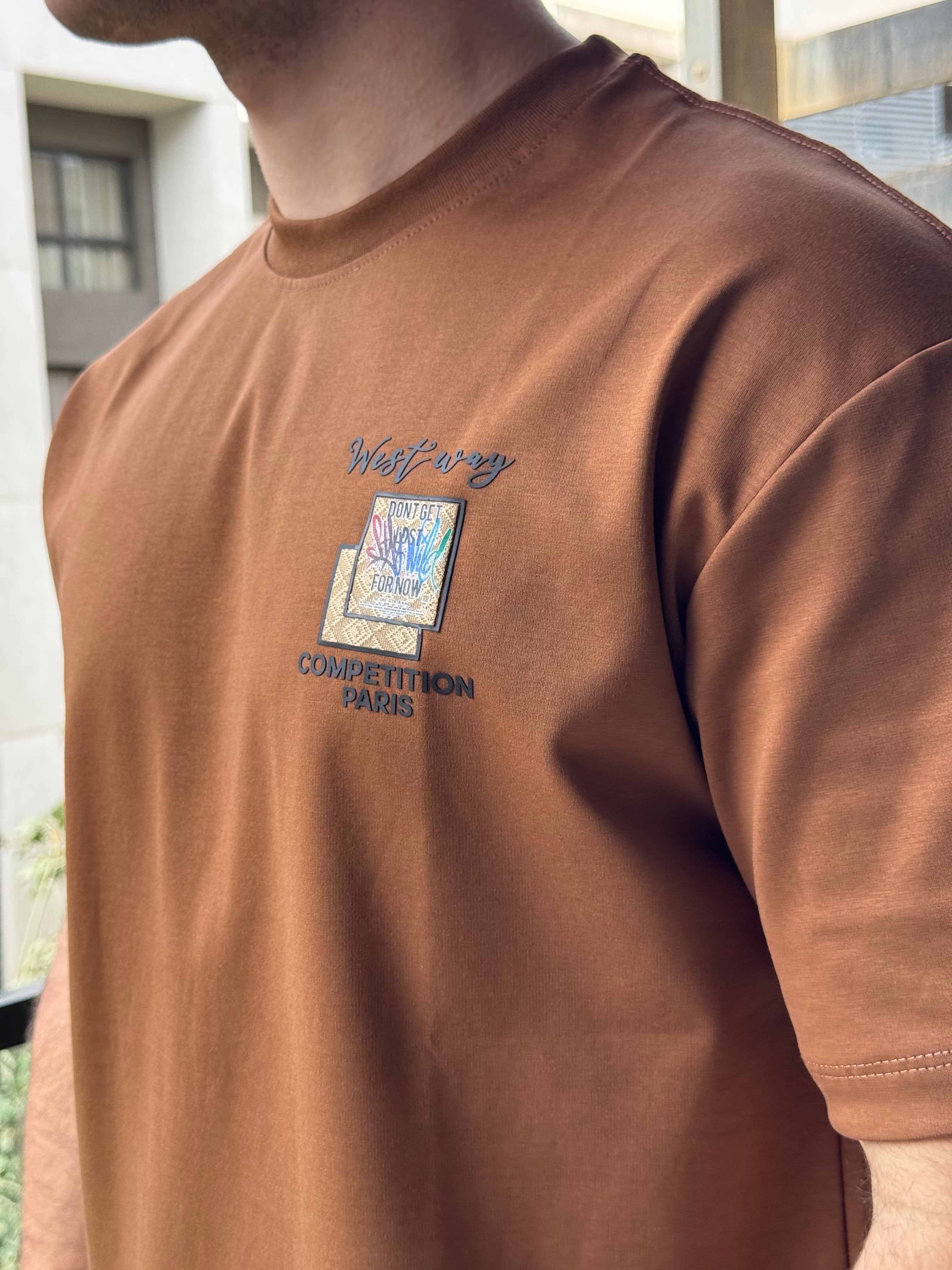 TORINESE "Wavy Jacquard" Textured Oversize Tee (5 Colors)