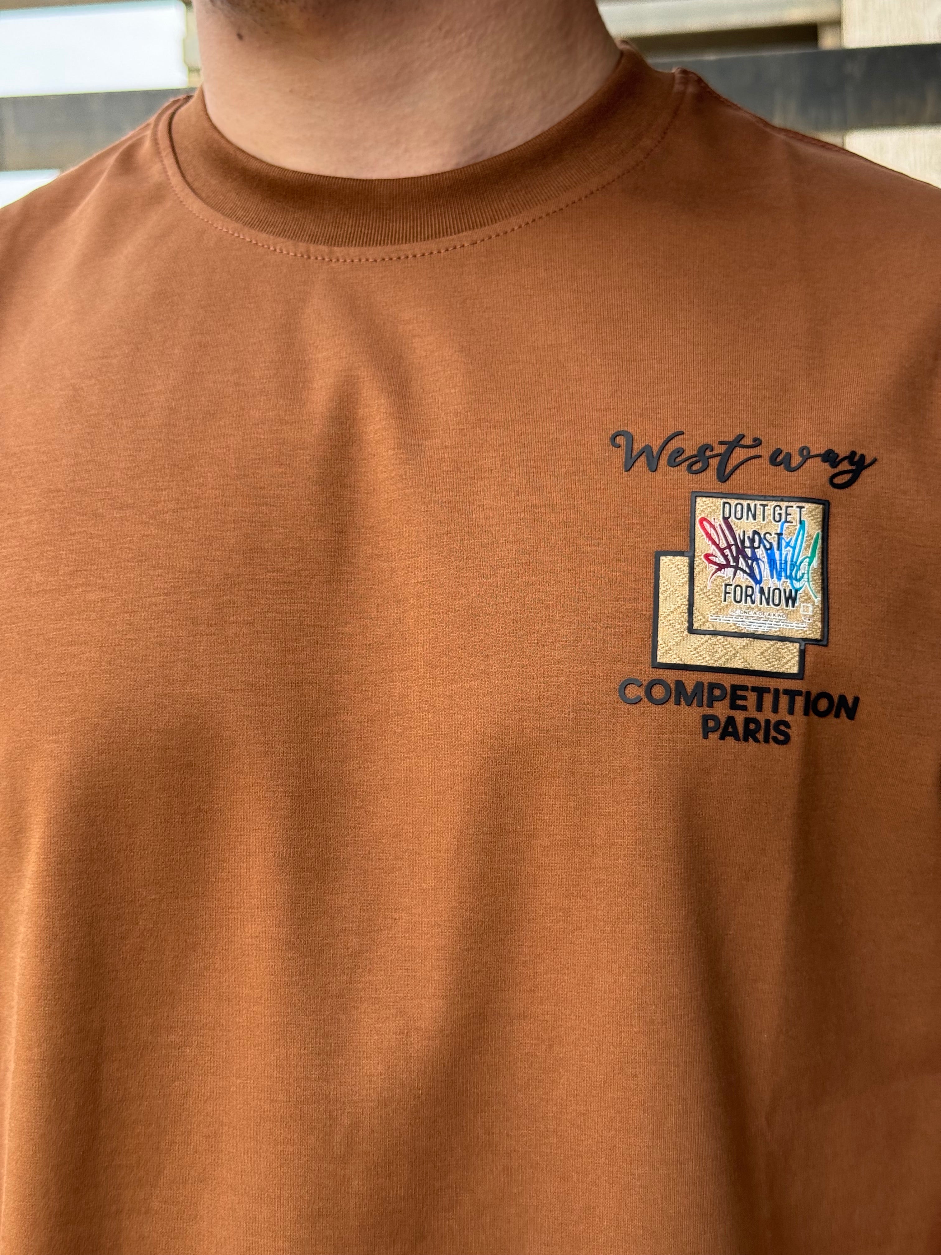TORINESE "Wavy Jacquard" Textured Oversize Tee (5 Colors)