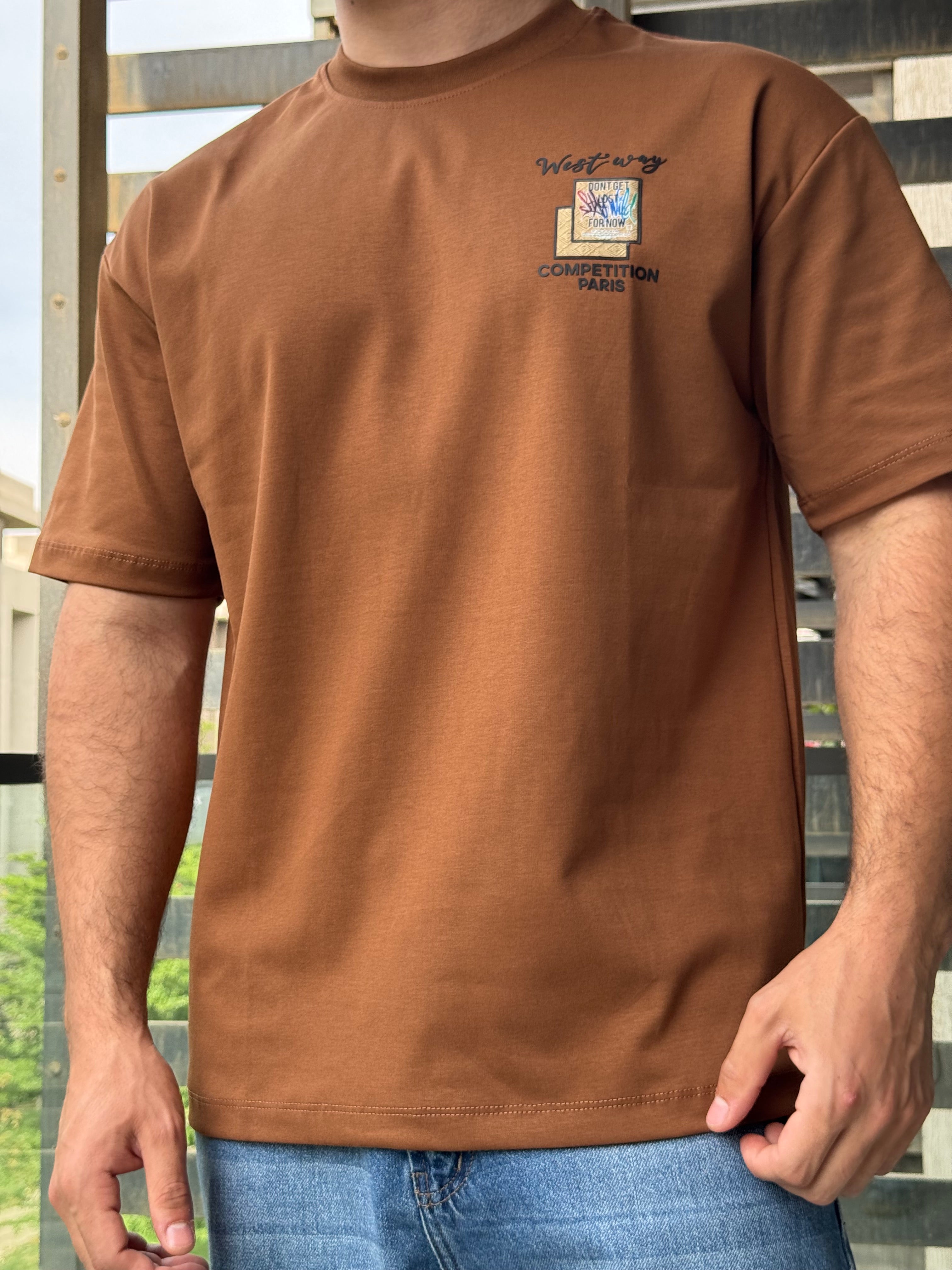 TORINESE "Wavy Jacquard" Textured Oversize Tee (5 Colors)