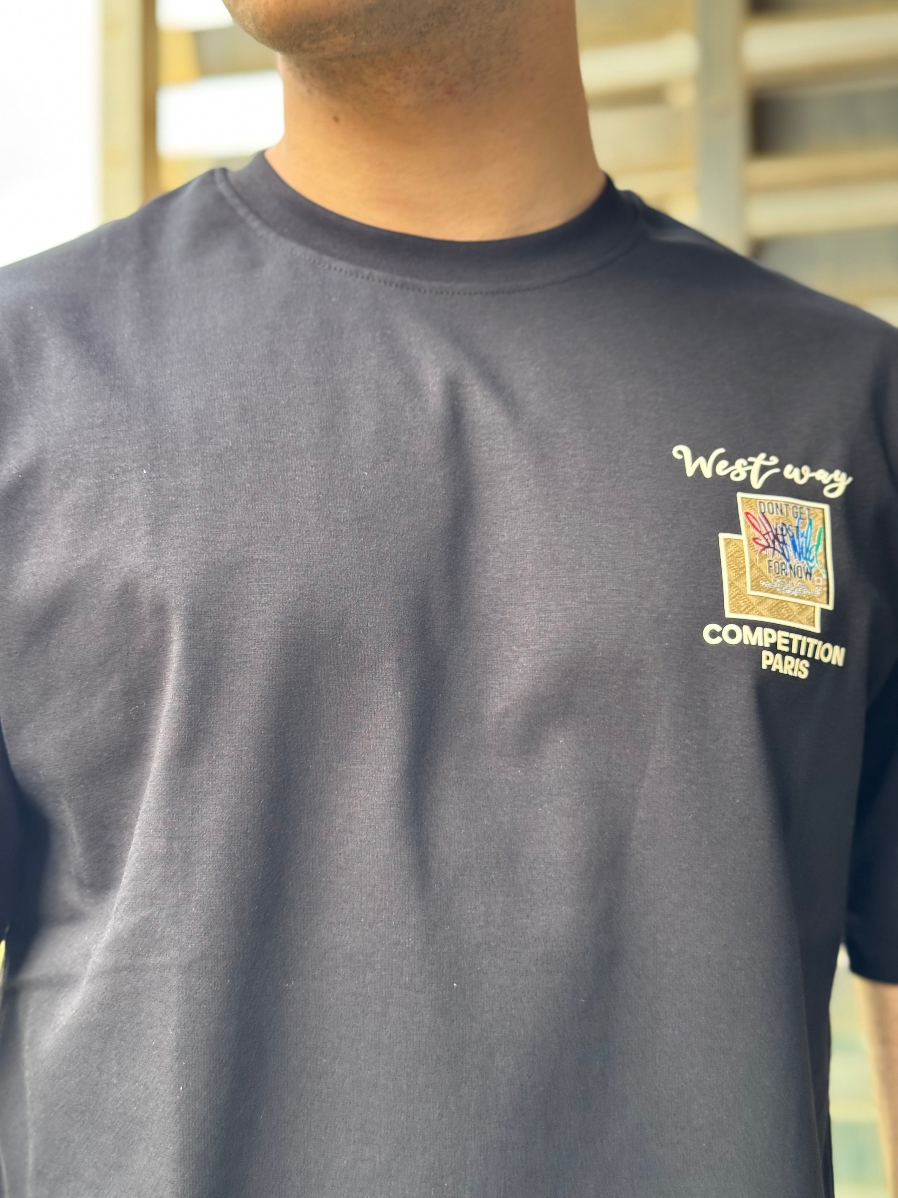 TORINESE "Wavy Jacquard" Textured Oversize Tee (5 Colors)