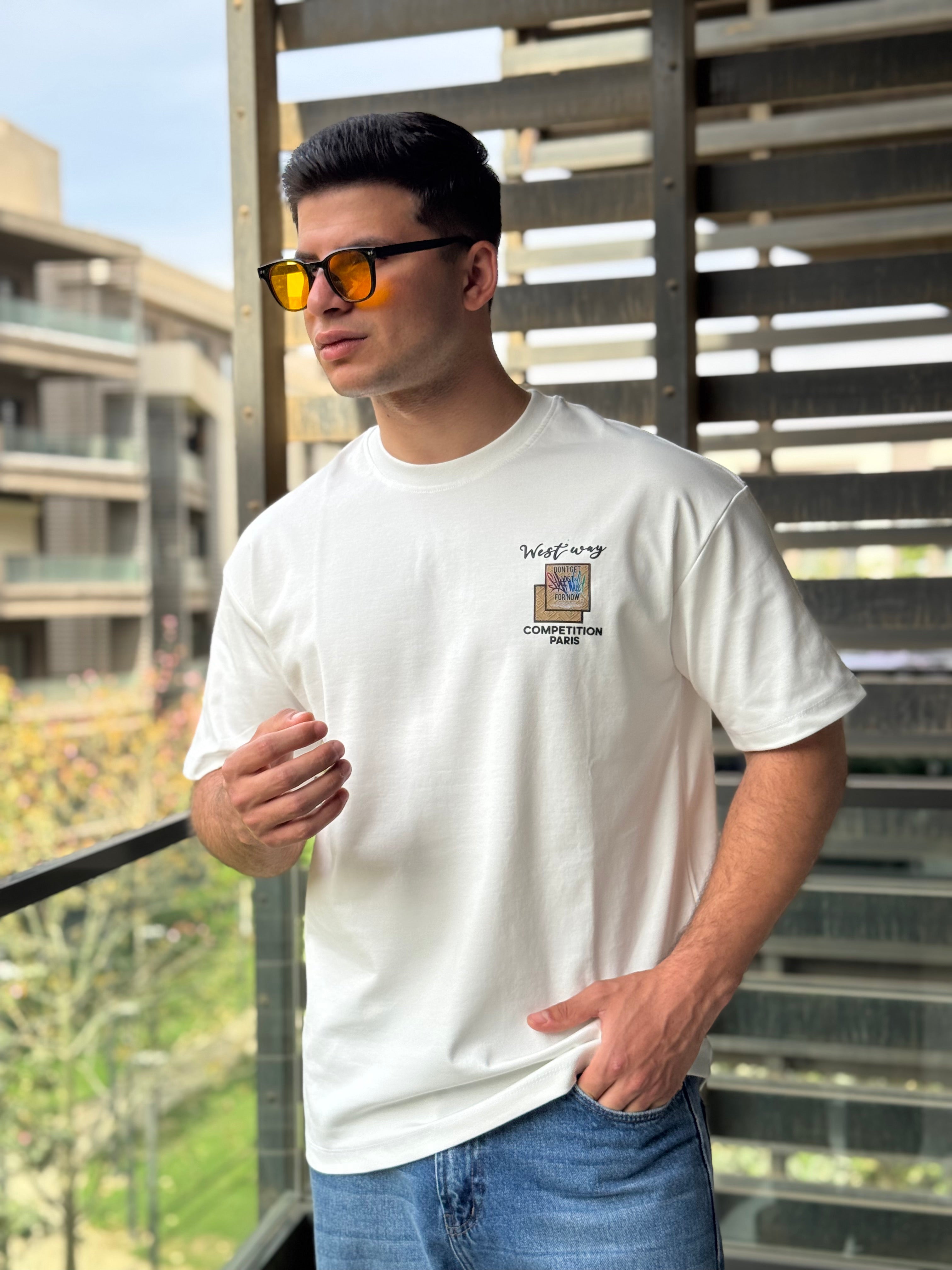 TORINESE "Wavy Jacquard" Textured Oversize Tee (5 Colors)