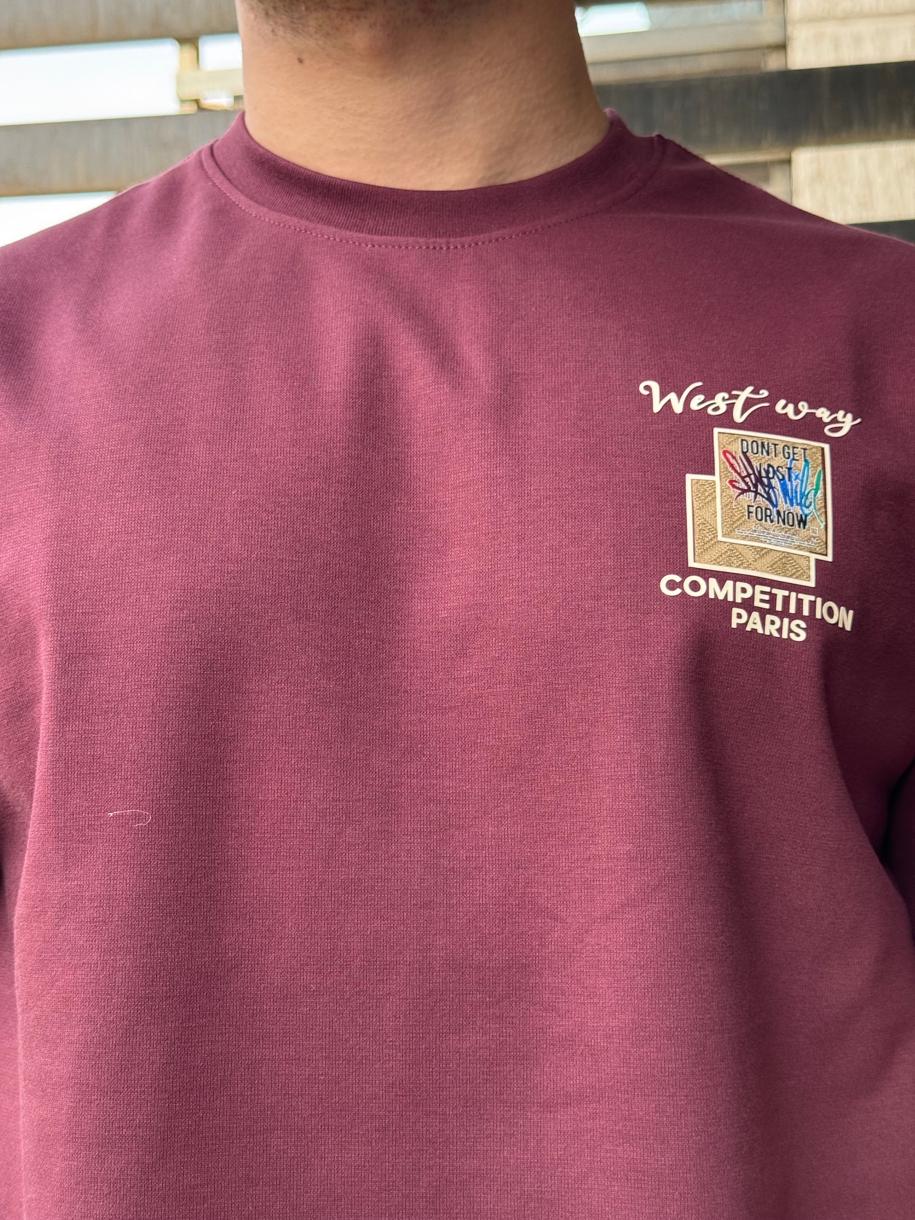 TORINESE "Wavy Jacquard" Textured Oversize Tee (5 Colors)