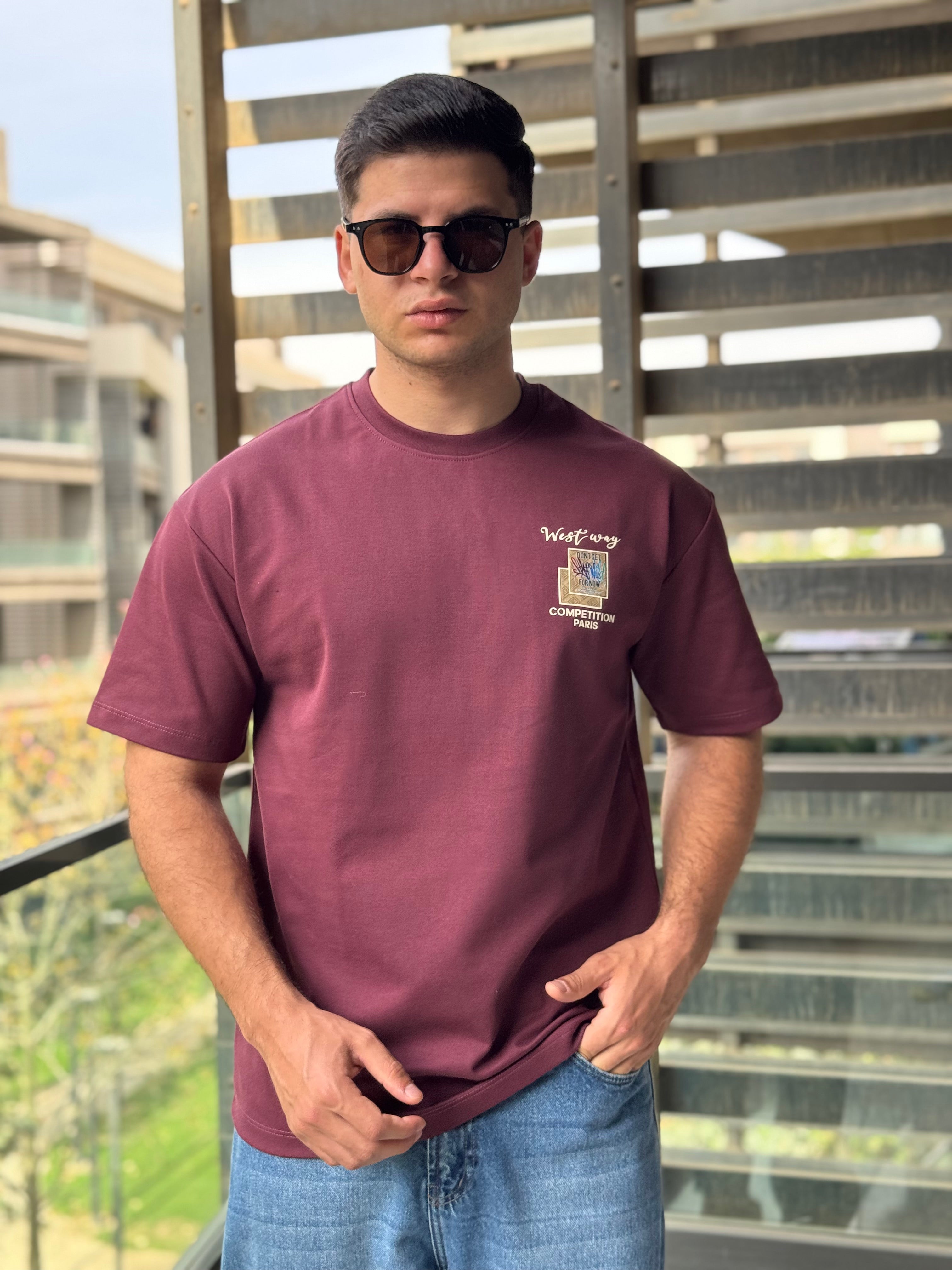 TORINESE "Wavy Jacquard" Textured Oversize Tee (5 Colors)