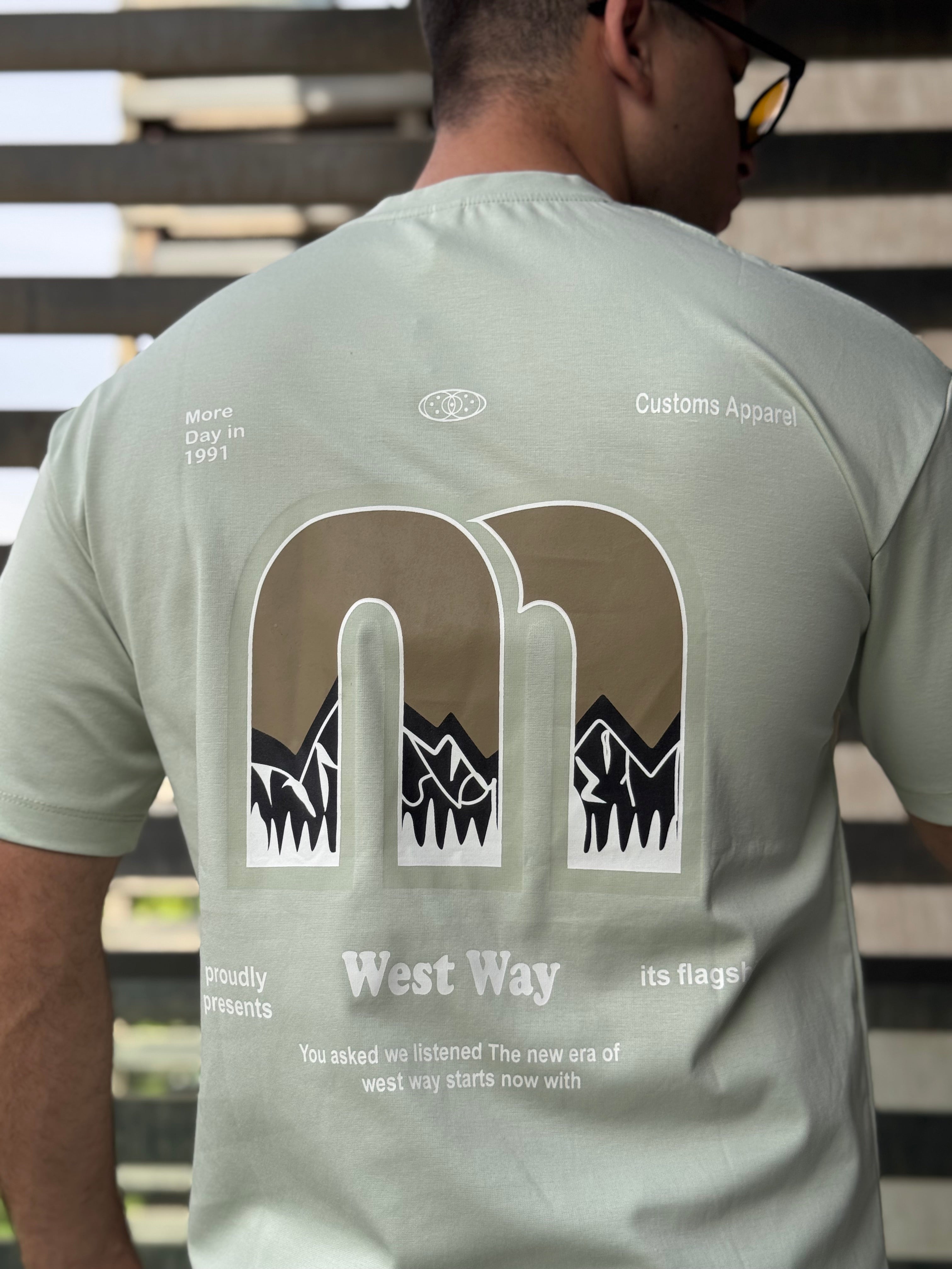 TORINESE "Mountain West" Graphic Silhouette Oversize Tee Collection