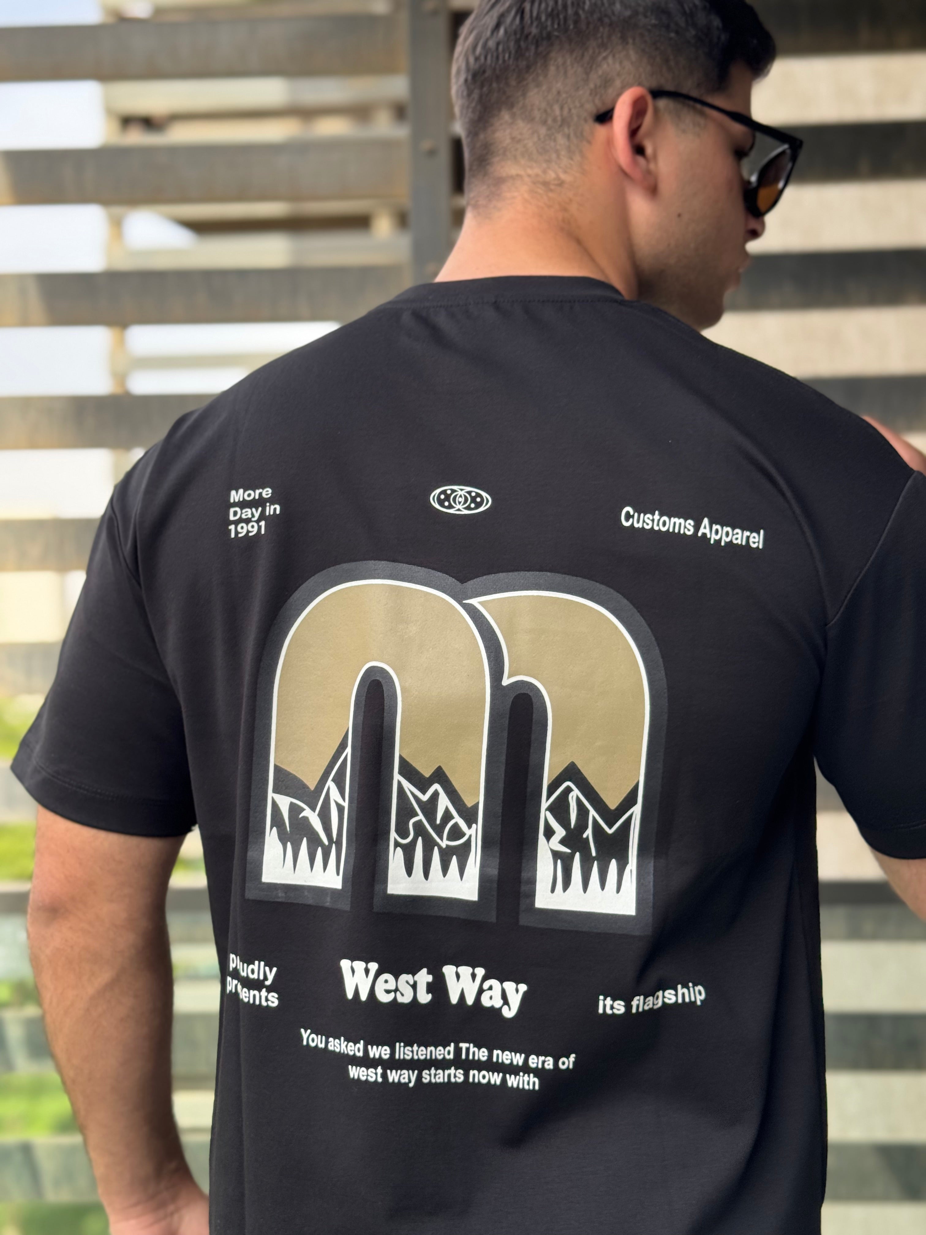 TORINESE "Mountain West" Graphic Silhouette Oversize Tee Collection