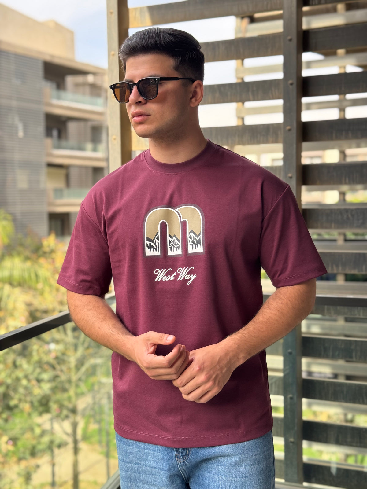 Burgundy / M