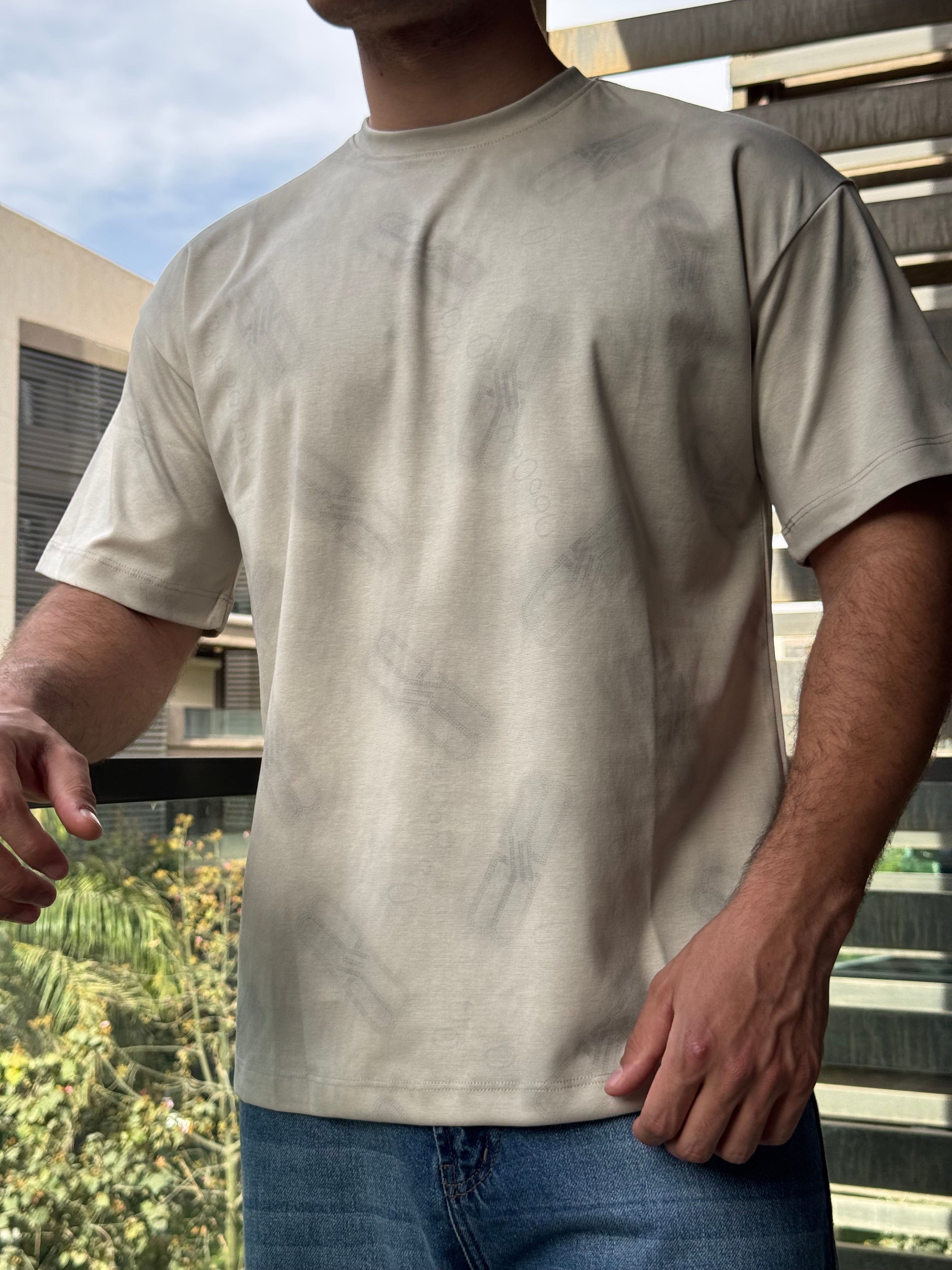 TORINESE "Smart UV Eclipse" Sun-Activated Color-Changing Oversize Tee Collection