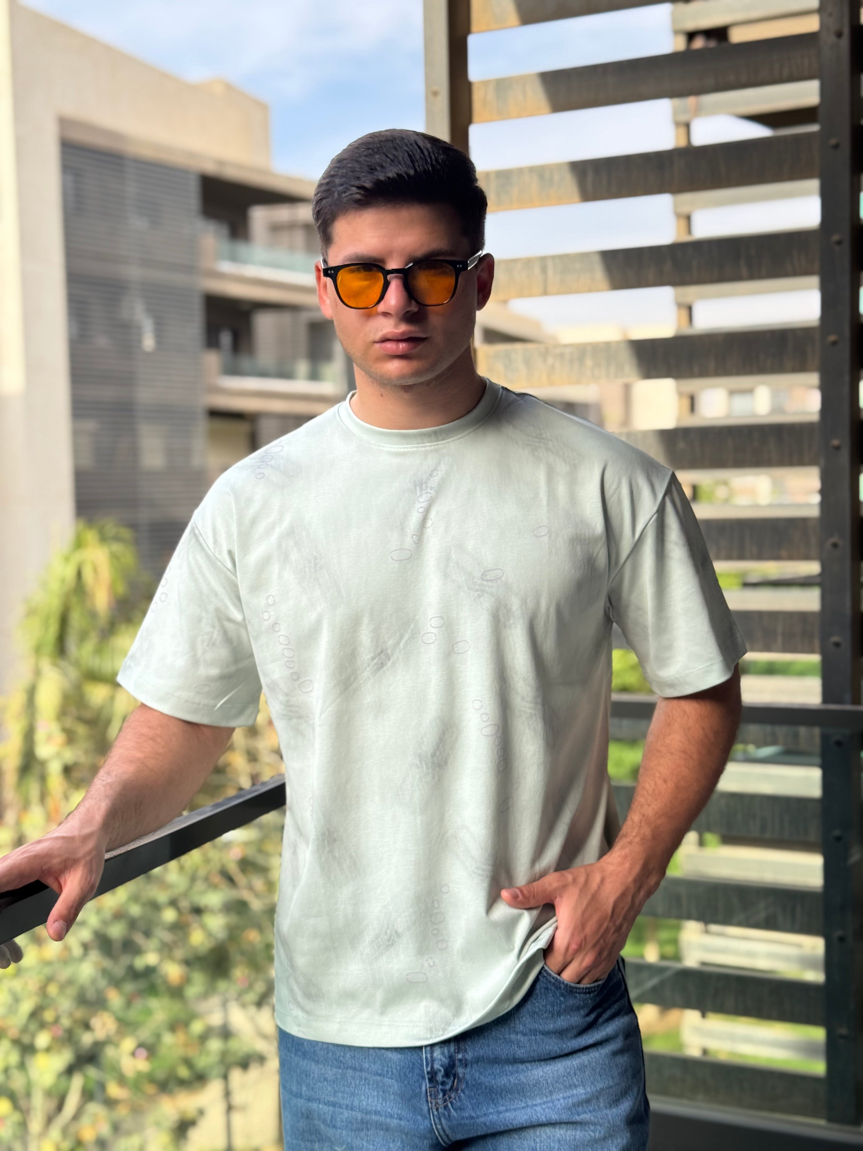 TORINESE "Smart UV Eclipse" Sun-Activated Color-Changing Oversize Tee Collection