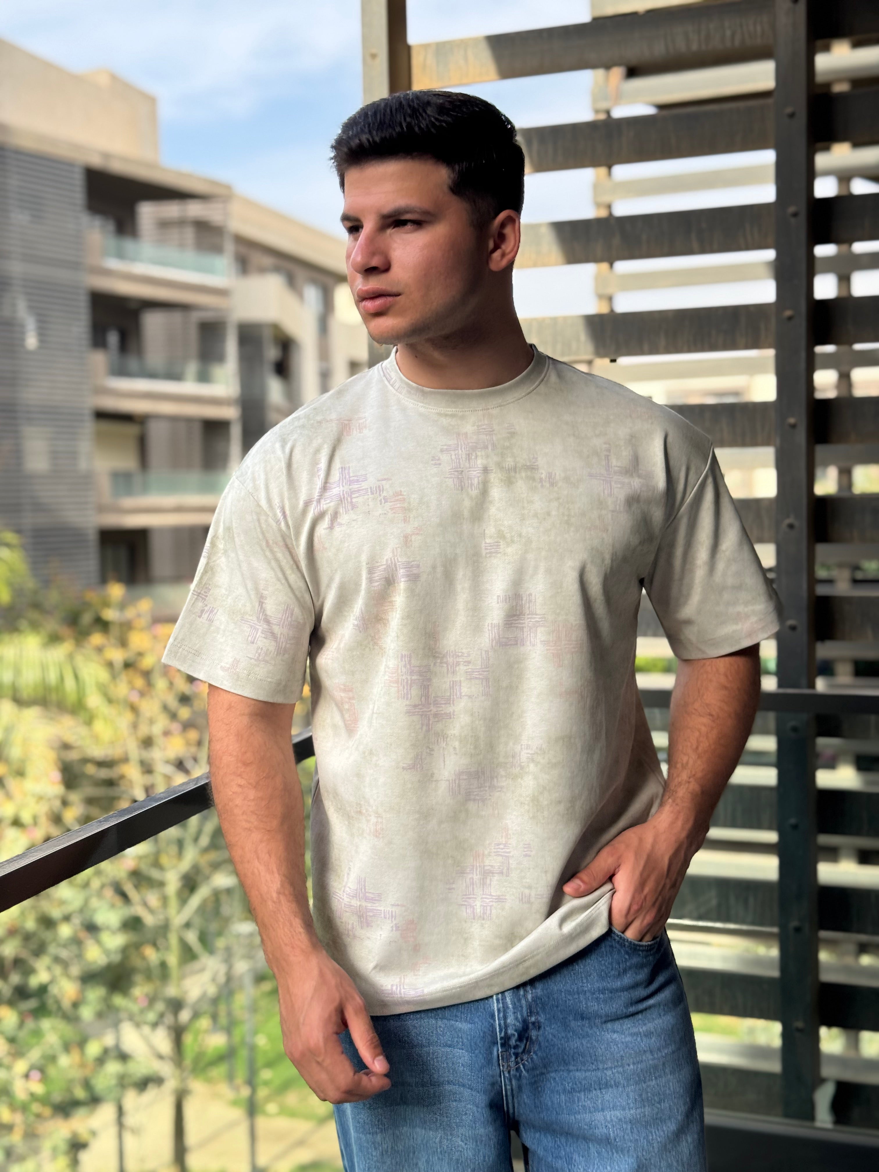 TORINESE "Smart UV Matrix" Sun-Activated Graphic Oversize Tee Collection