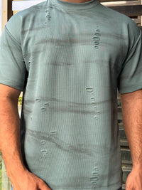 TORINESE "MEDM" Raw-Edge Cutting Oversize Tee Collection