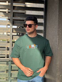 TORINESE "BEYOND ILLUSION" Heavy Waffle Knit Exposed-Stitch Oversize Tee Collection