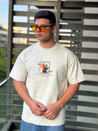 TORINESE "Abstract Geo-Frame" Raised Multi-Texture Oversize Tee Collection
