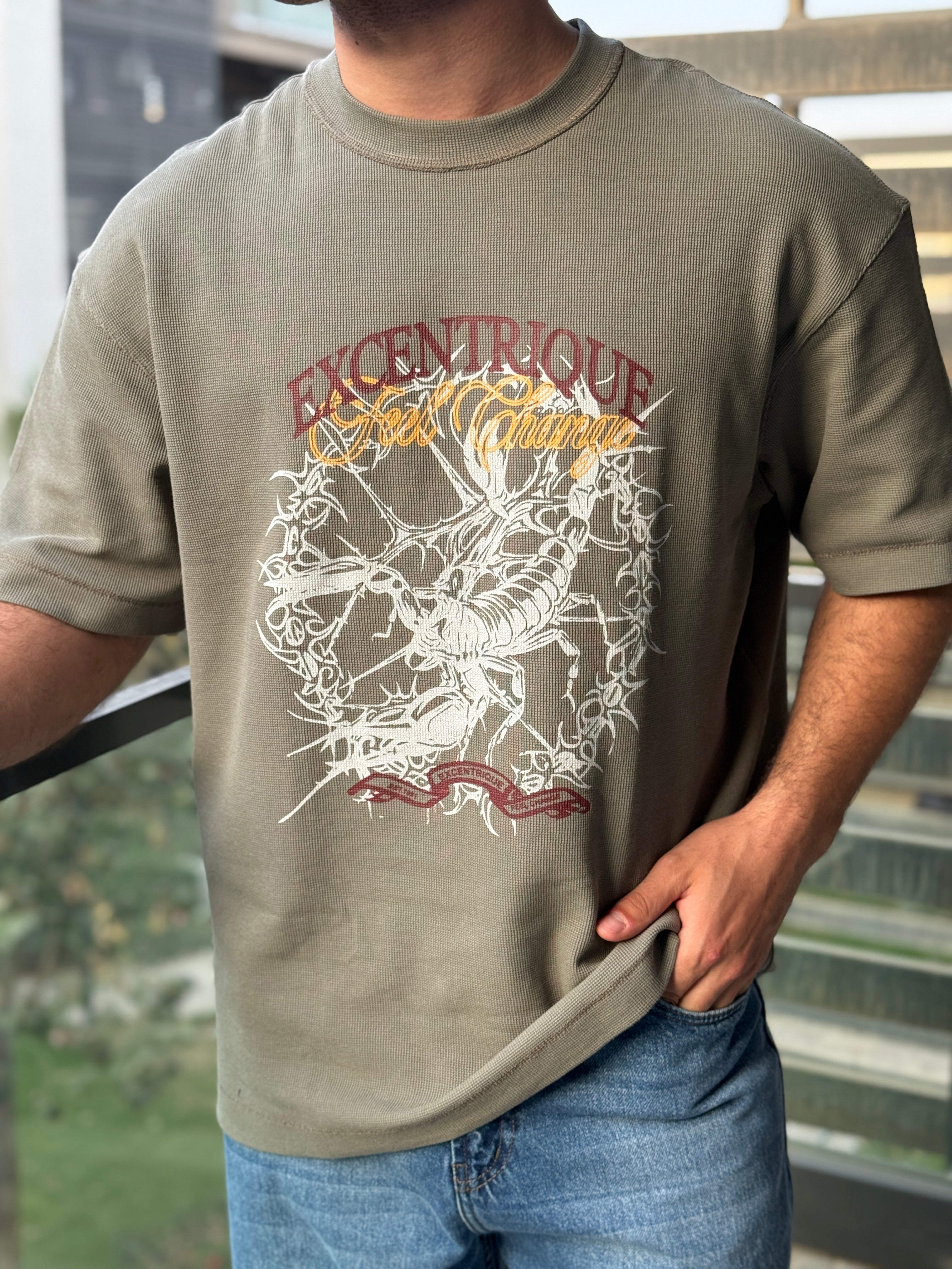 TORINESE "ANOCK" Unique Person Graphic Oversize Tee Collection