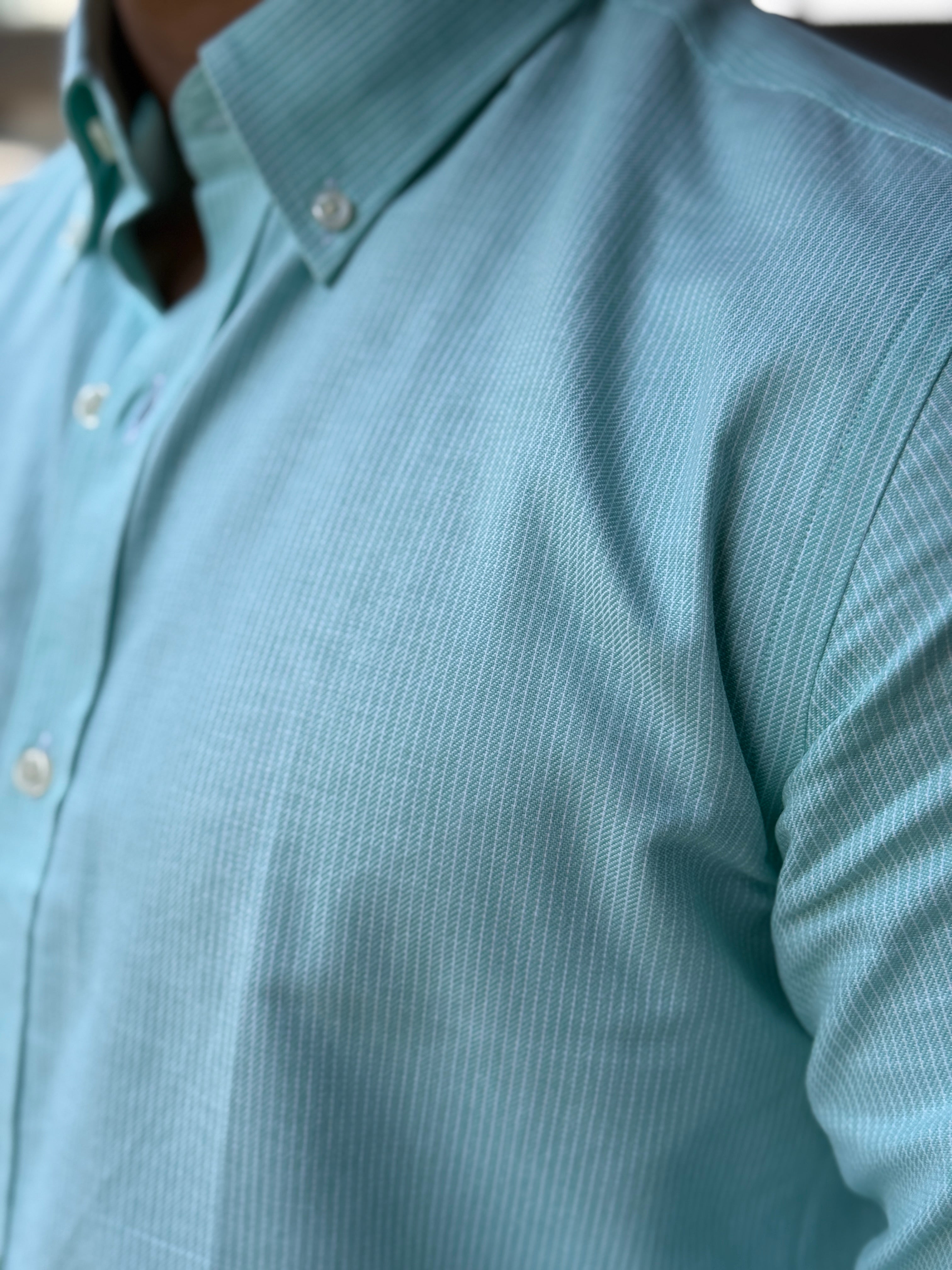 TORINESE "The Micro-Stripe" Premium Smart-Casual Shirt Collection