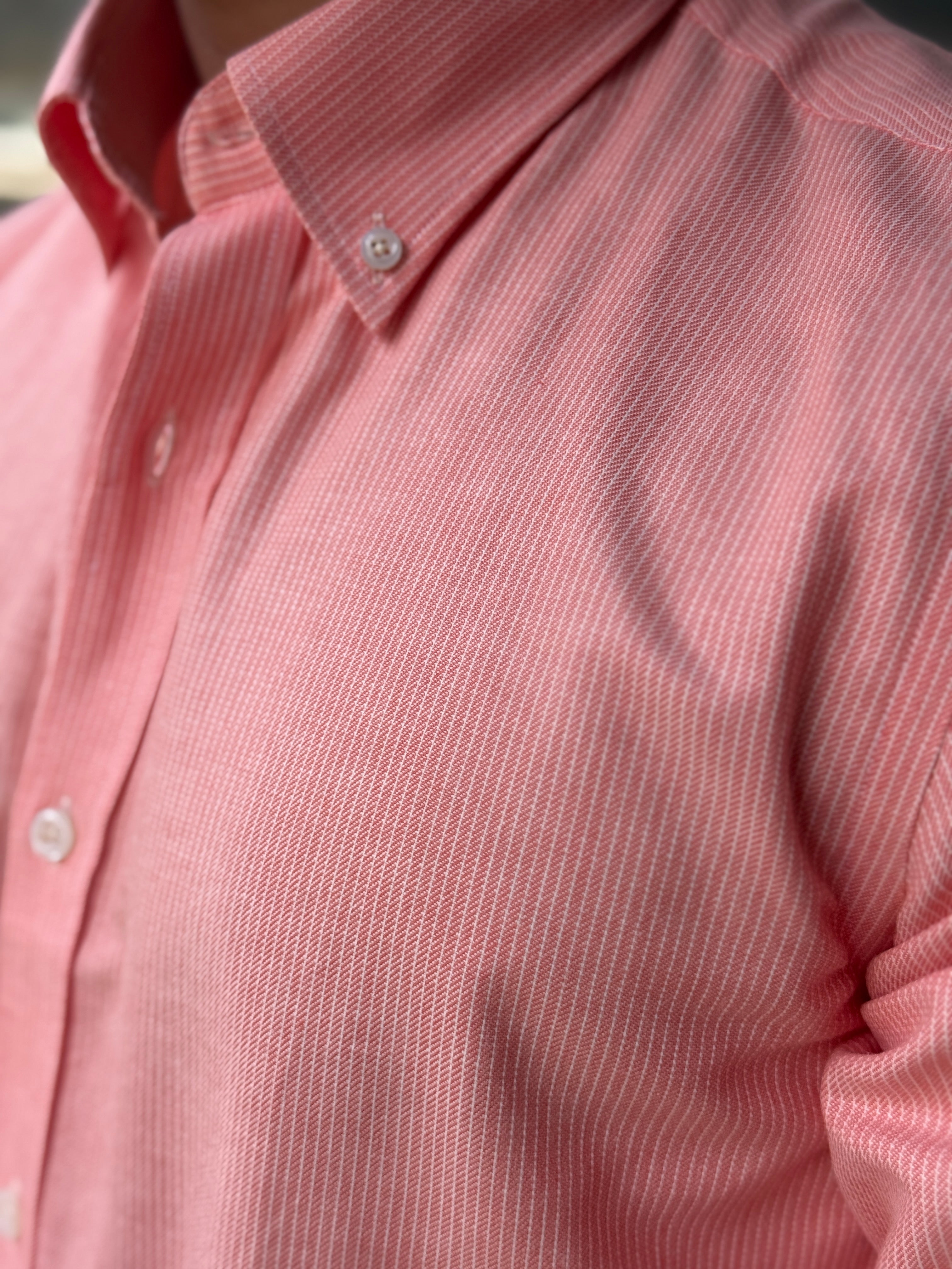 TORINESE "The Micro-Stripe" Premium Smart-Casual Shirt Collection