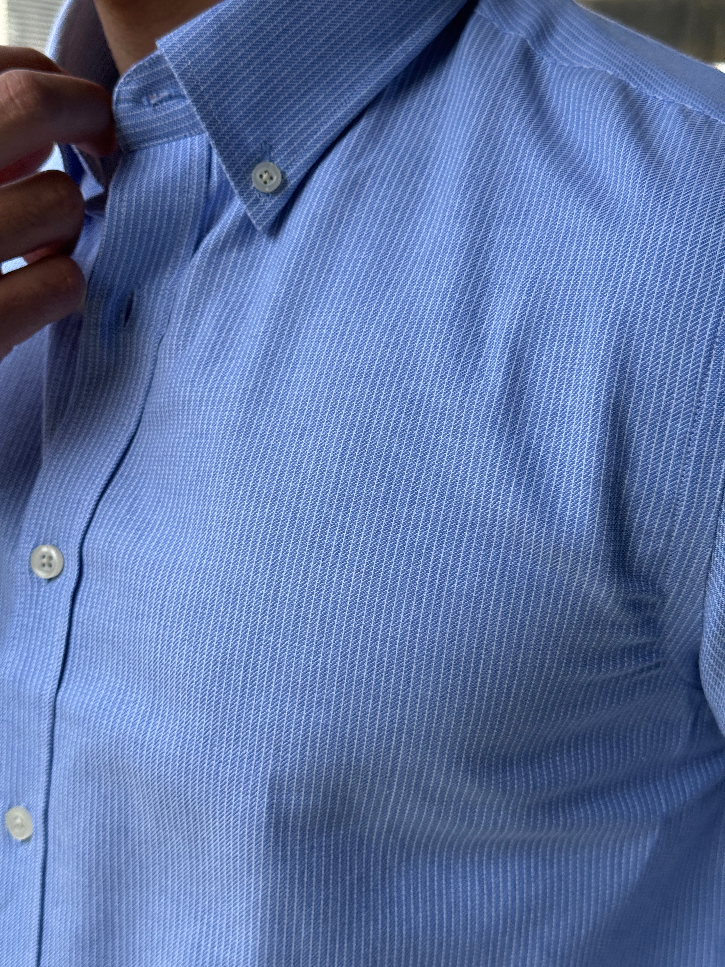 TORINESE "The Micro-Stripe" Premium Smart-Casual Shirt Collection