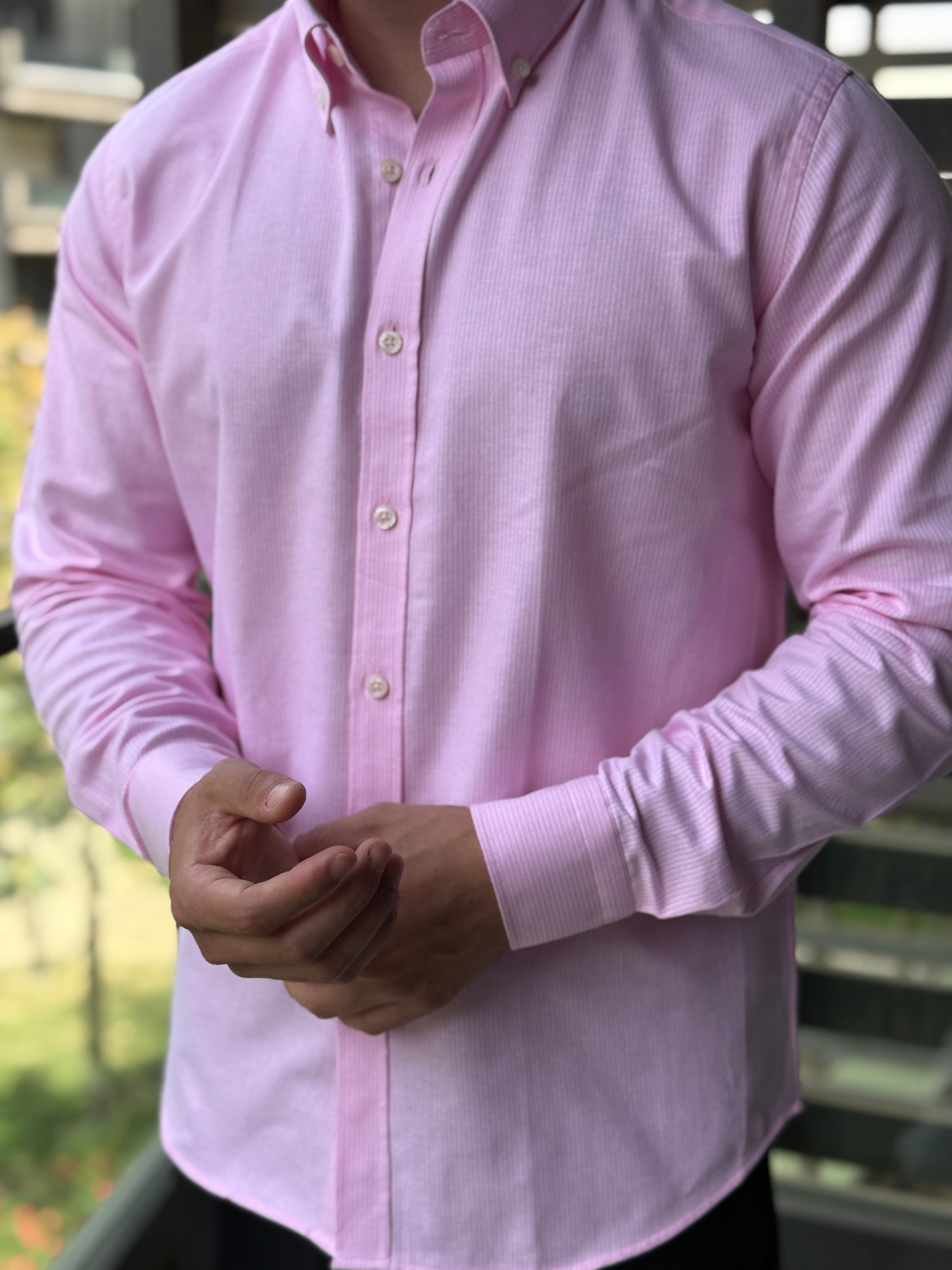 TORINESE "The Micro-Stripe" Premium Smart-Casual Shirt Collection
