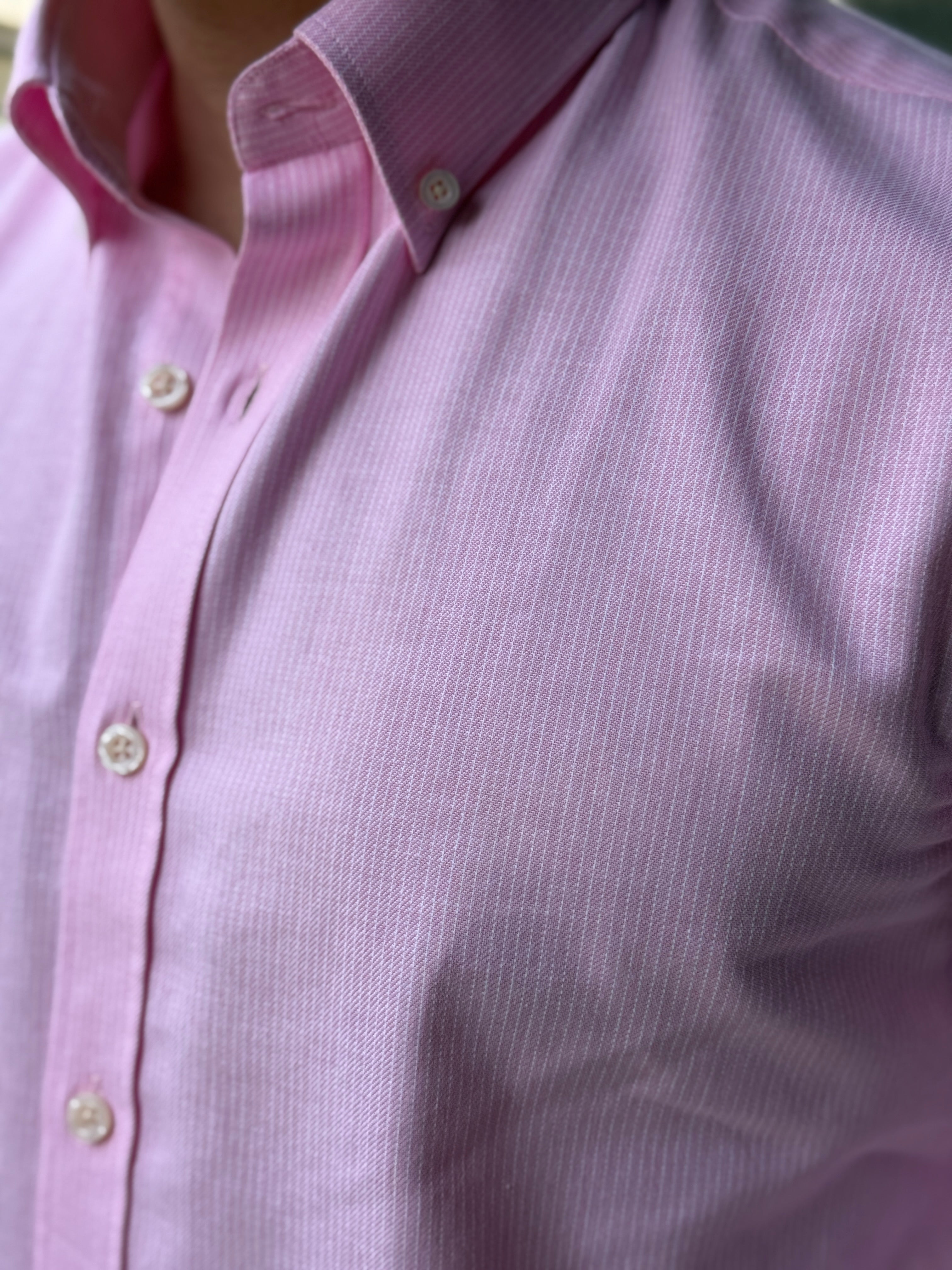 TORINESE "The Micro-Stripe" Premium Smart-Casual Shirt Collection