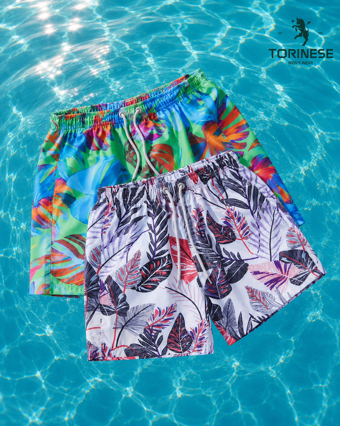 TORINESE Tropical Swim Short – Premium Collection