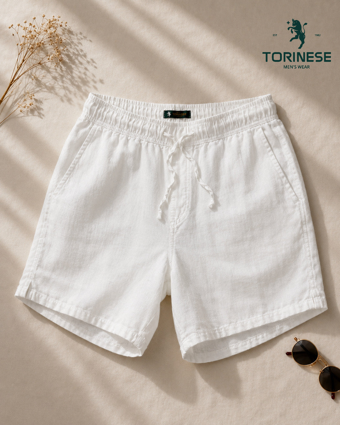 TORINESE Linen-Blend Short – Premium Summer (4 Colors)