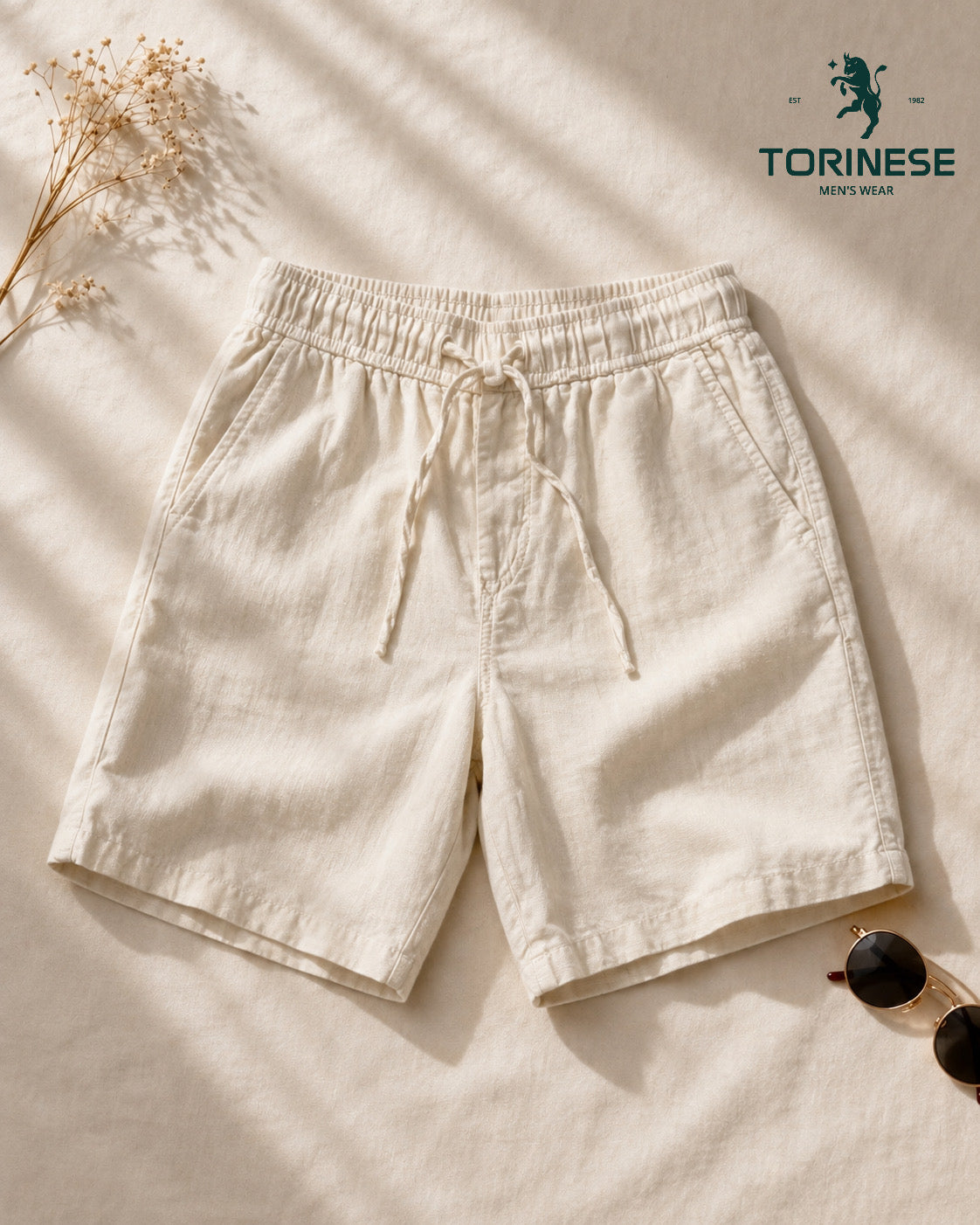 TORINESE Linen-Blend Short – Premium Summer (4 Colors)