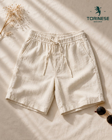 TORINESE Linen-Blend Short – Premium Summer (4 Colors)