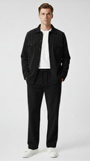 Premium Black Corduroy Co-ord Set