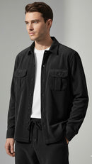 Premium Black Corduroy Co-ord Set