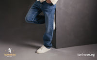 Light Blue Wide-Leg Denim Jeans