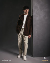 Brown Woolen Winter Shirt