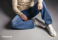 Light Blue Wide-Leg Denim Jeans